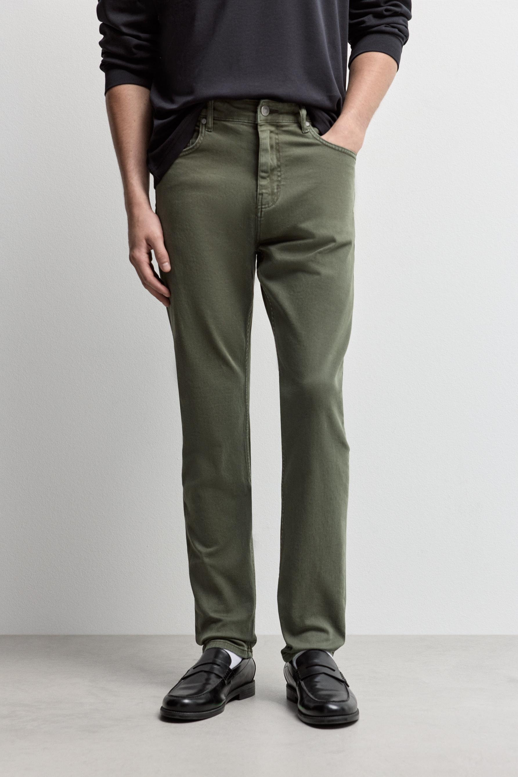Slim jeans — DARK OLIVE GREEN