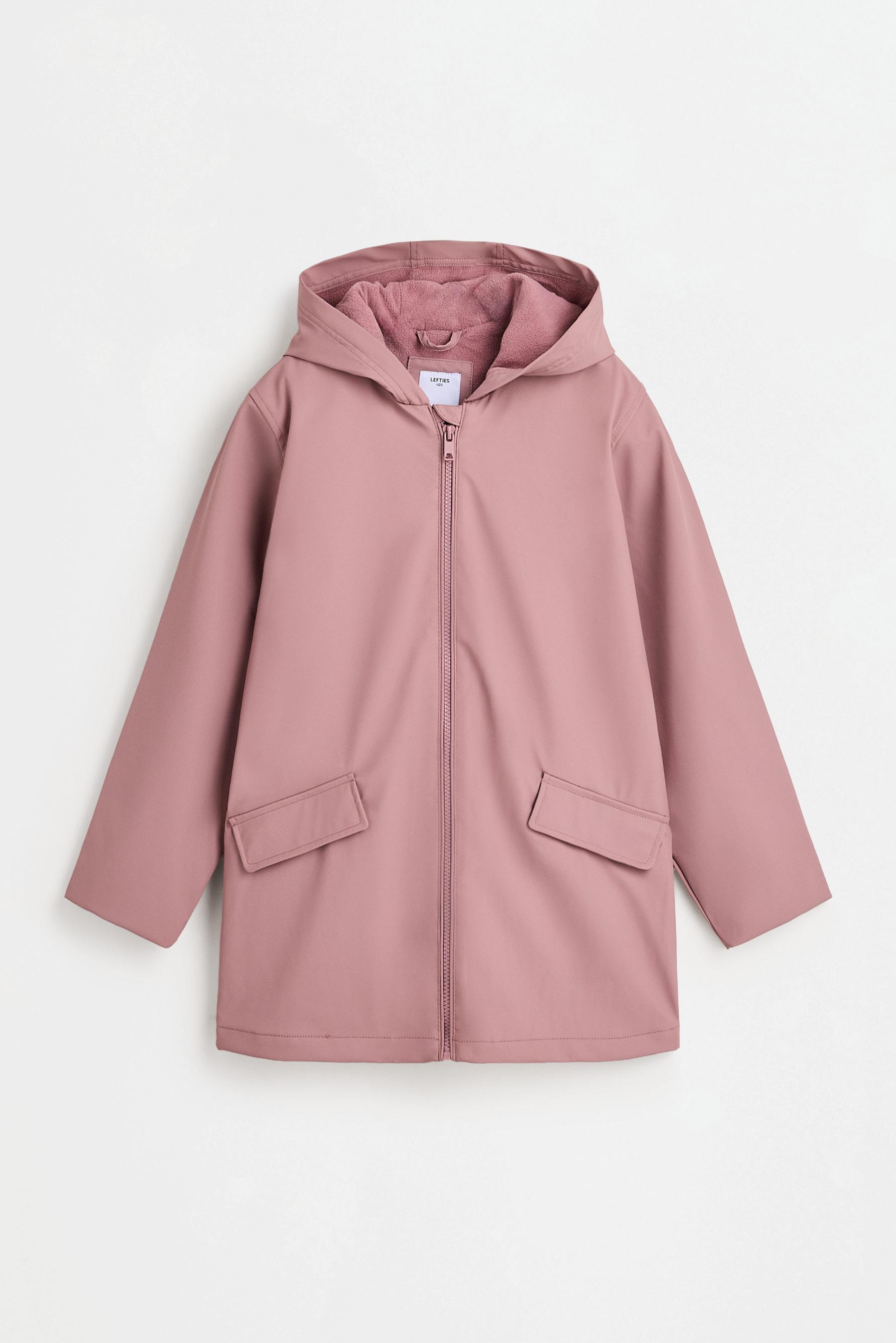 Lightweight rubberised long parka — BEIGE