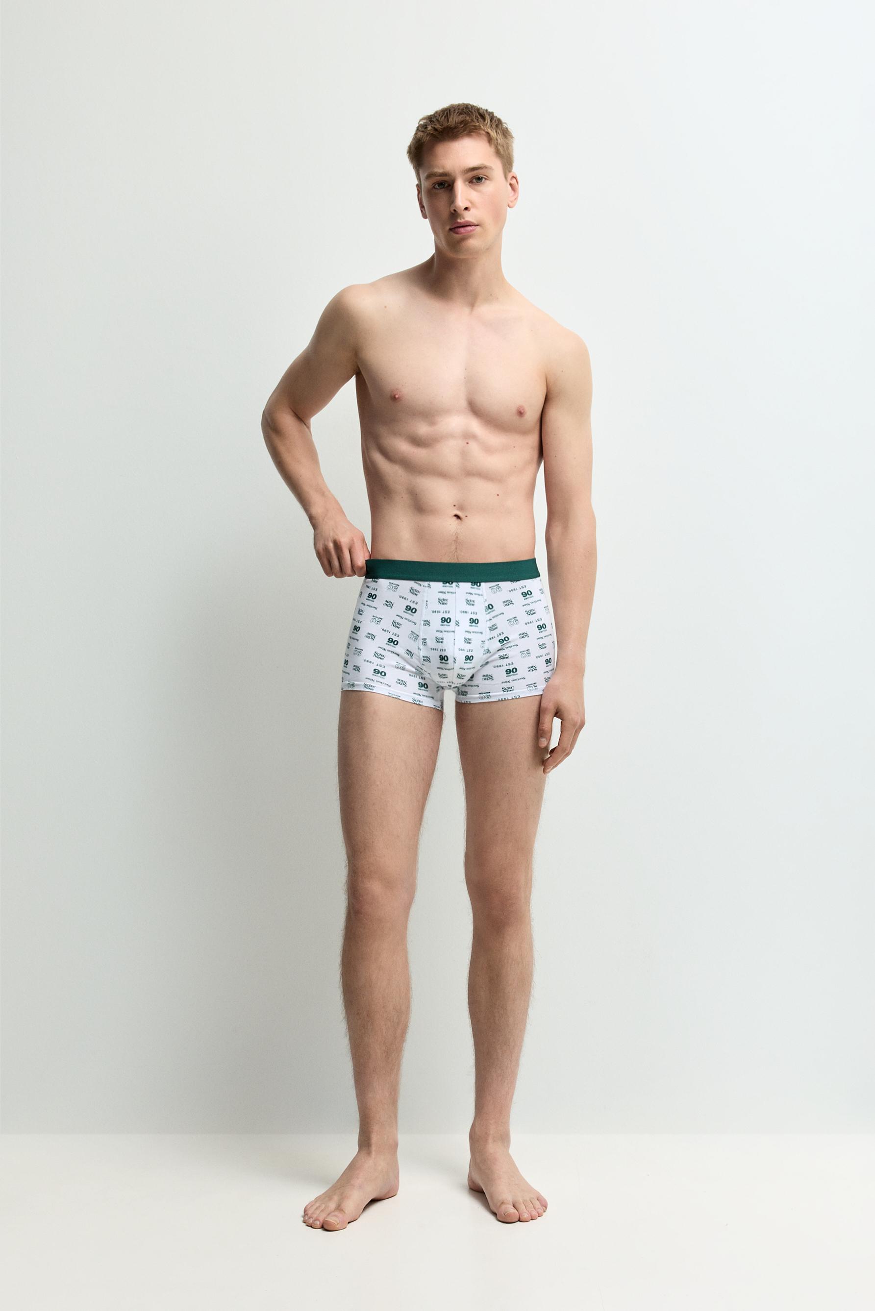 Mixed Boxer Briefs (5-Pack) — DARK GREEN