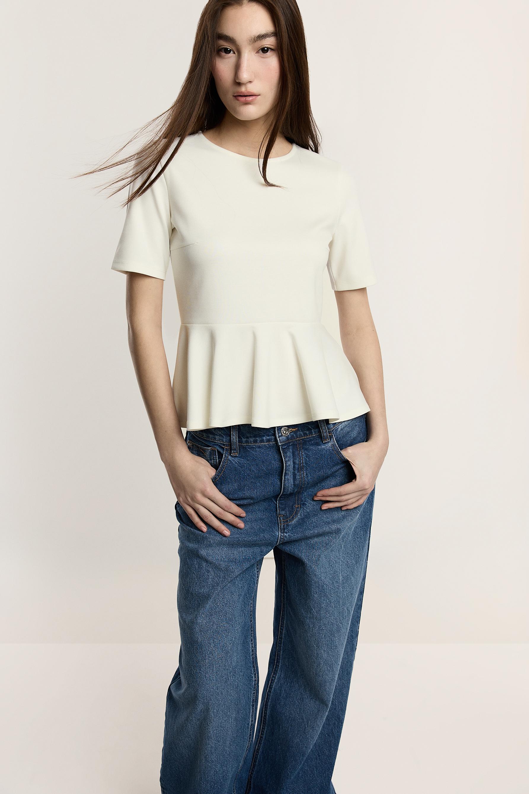 Camiseta peplum