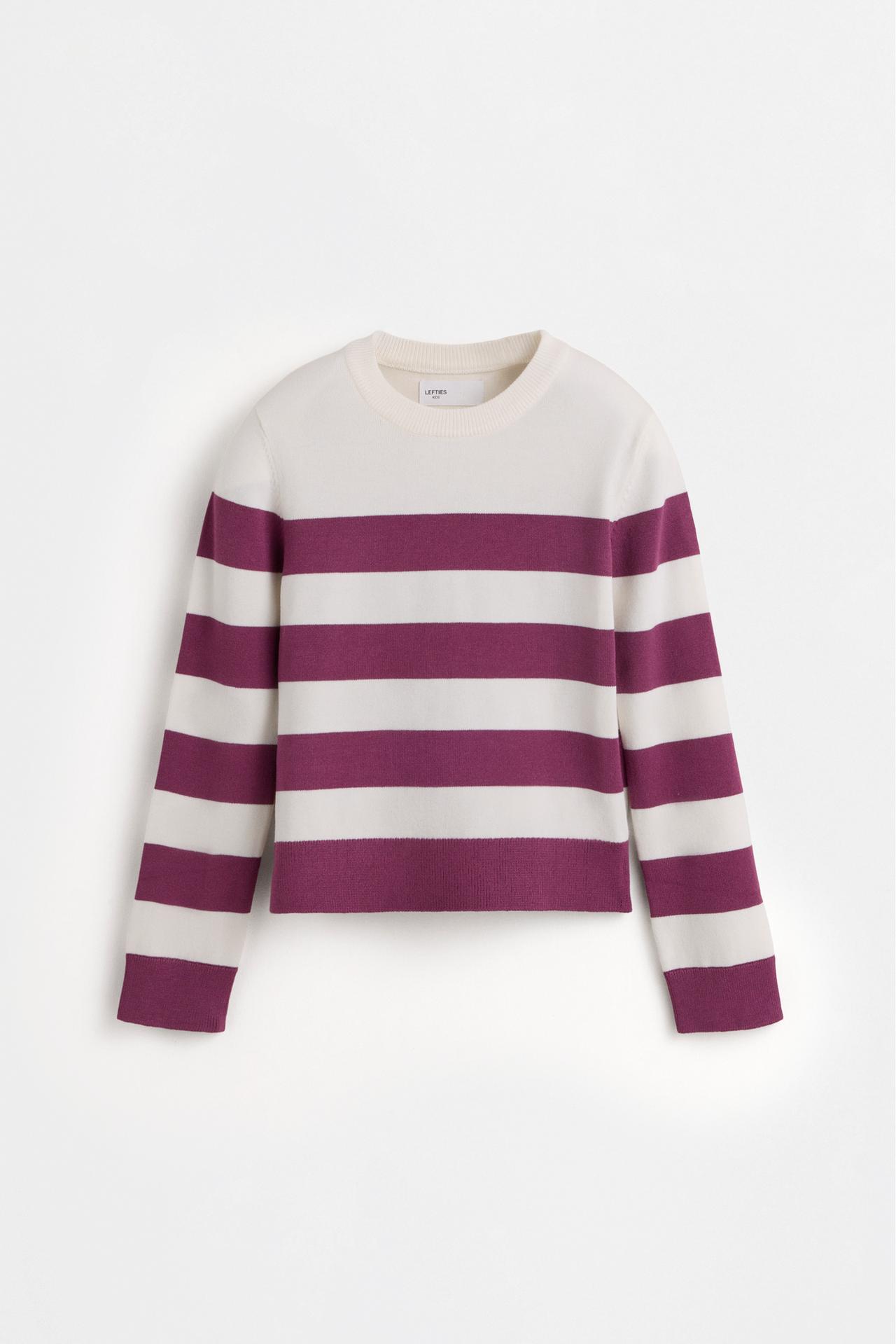 Knit sweater — STRIPED
