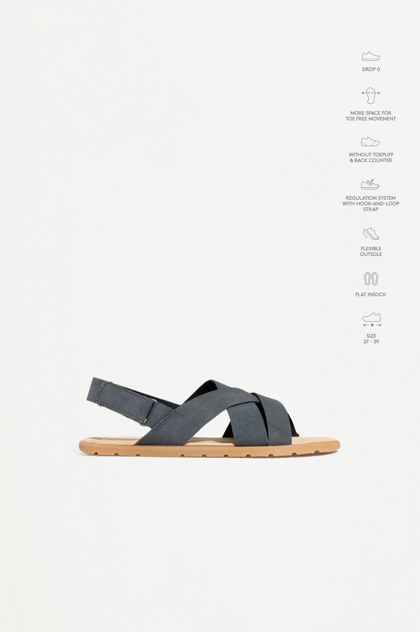 Barefoot sandal — NAVY BLUE