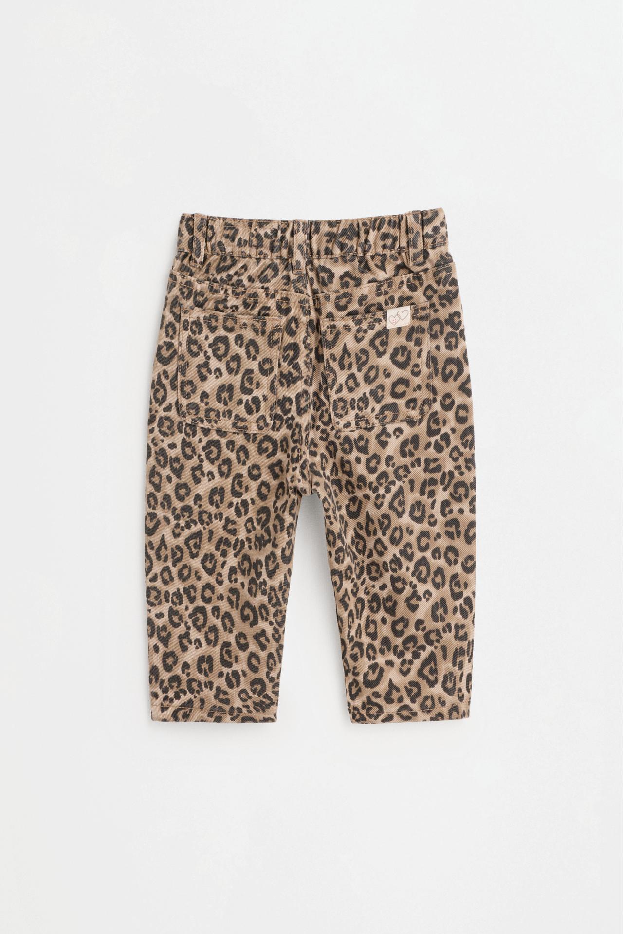 Animal print balloon jeans — OCHRE