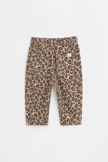 Animal print balloon jeans — OCHRE 3