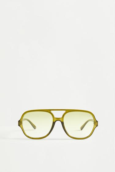 Yellow lens aviator sunglasses — YELLOW 2