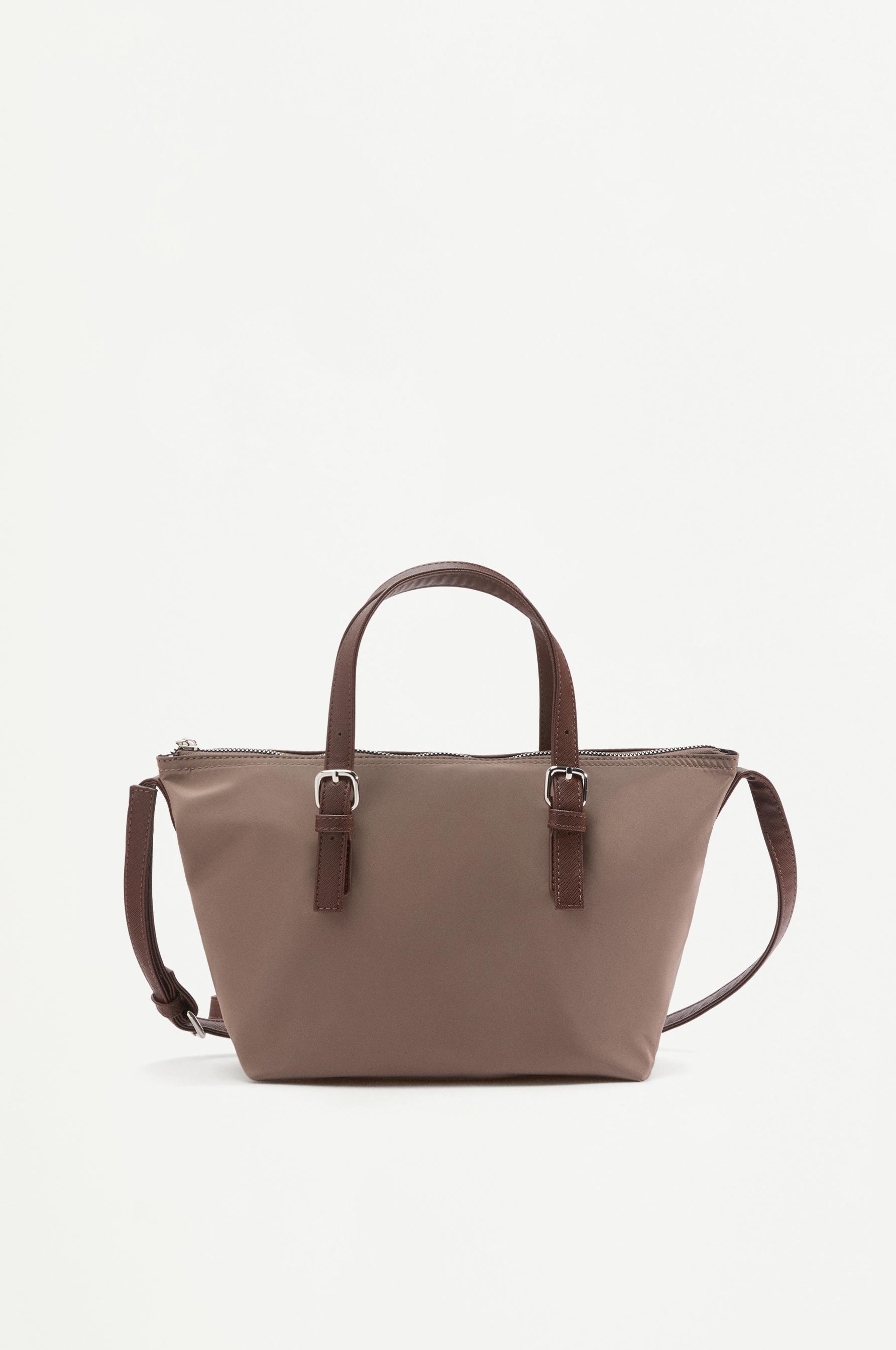 Nylon mini crossbody bag — GREY