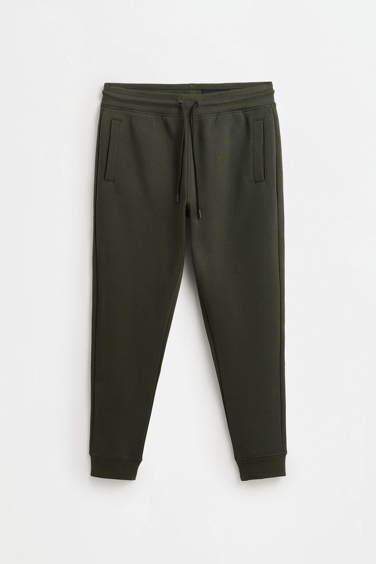 Regular fit tracksuit bottoms — DARK GREEN
