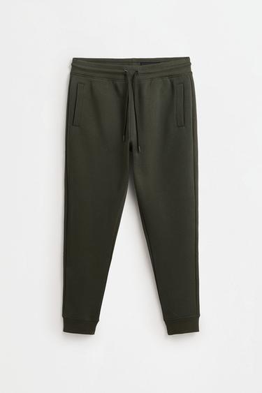 Regular fit tracksuit bottoms — DARK GREEN 6
