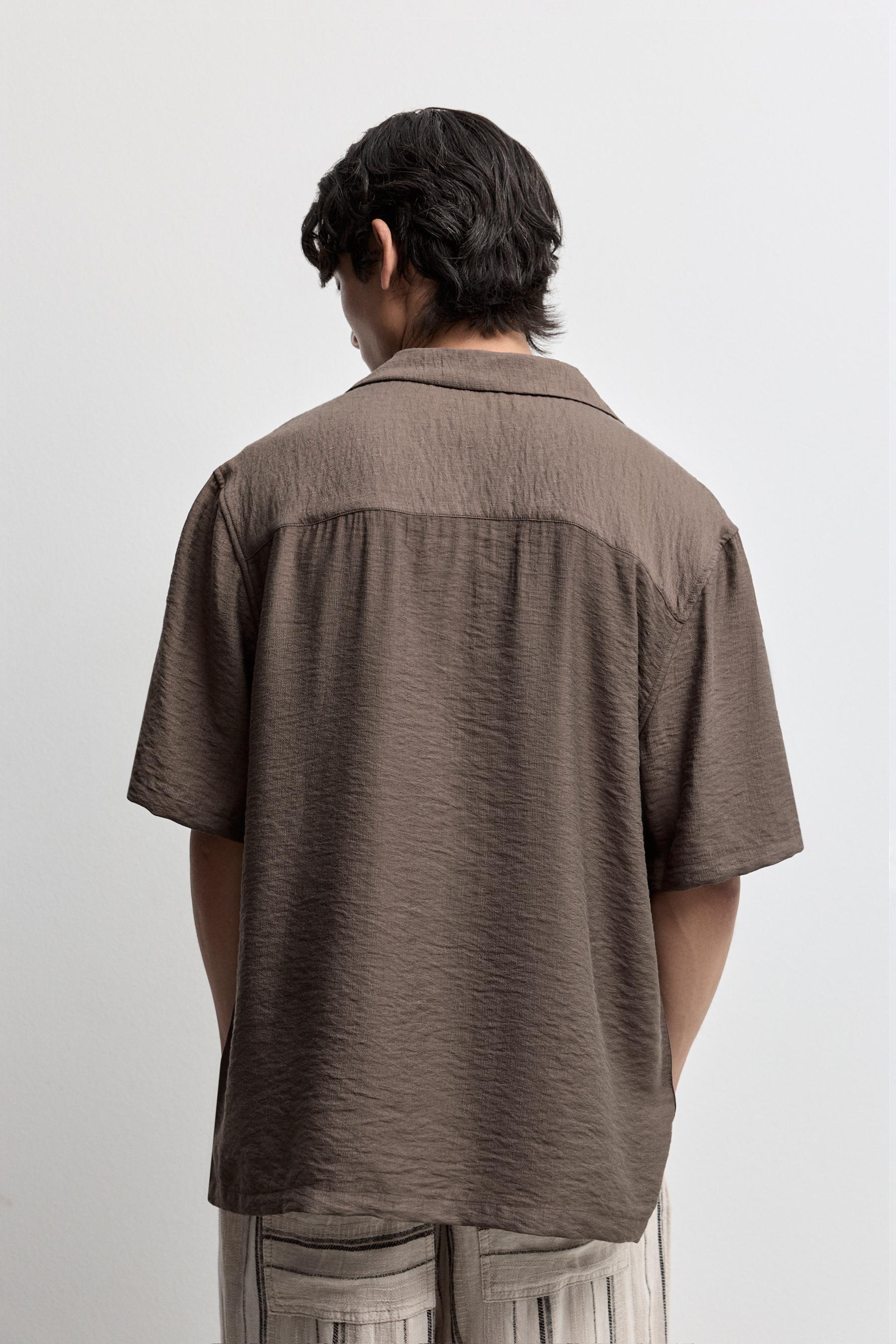 Flowing shirt — BROWN