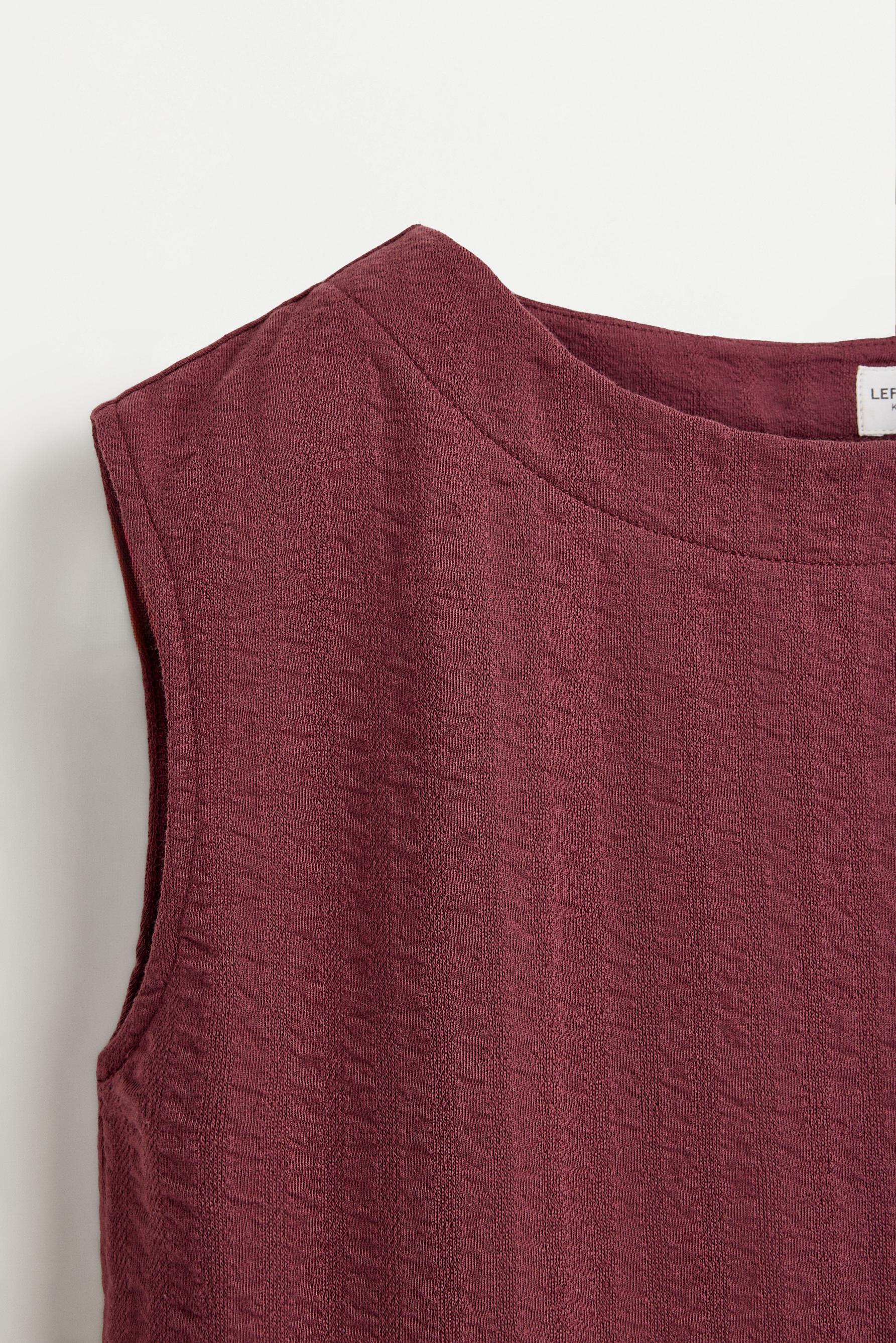 Bias cut top — PLUM