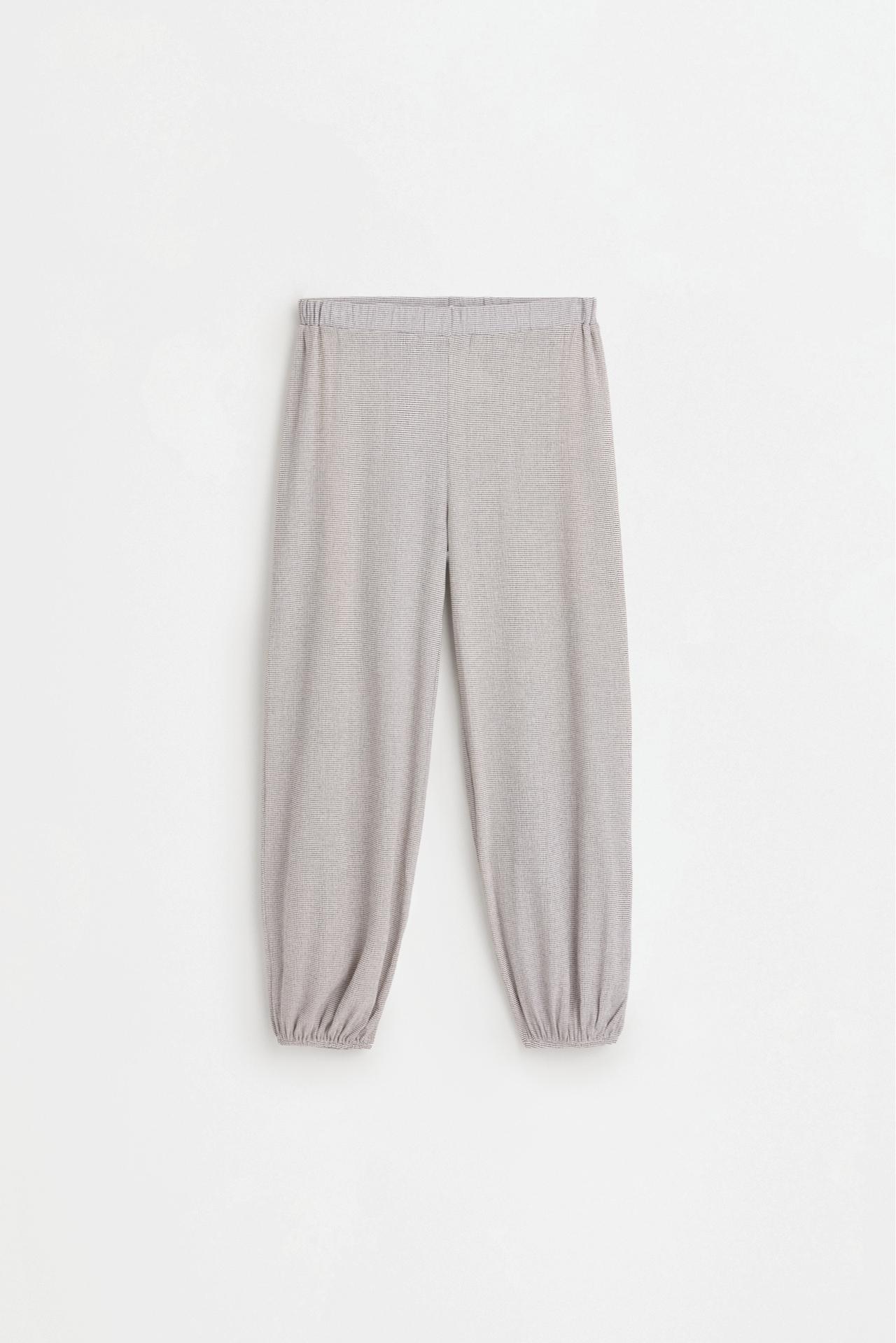 Crepe sarouel trousers — OFF WHITE