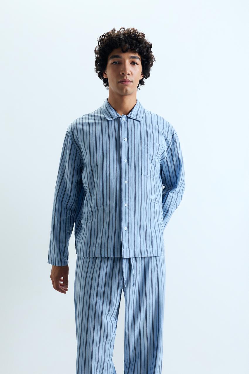 Camisero Confeccionado Pijama Camisero Hombre Pijama De Popelín