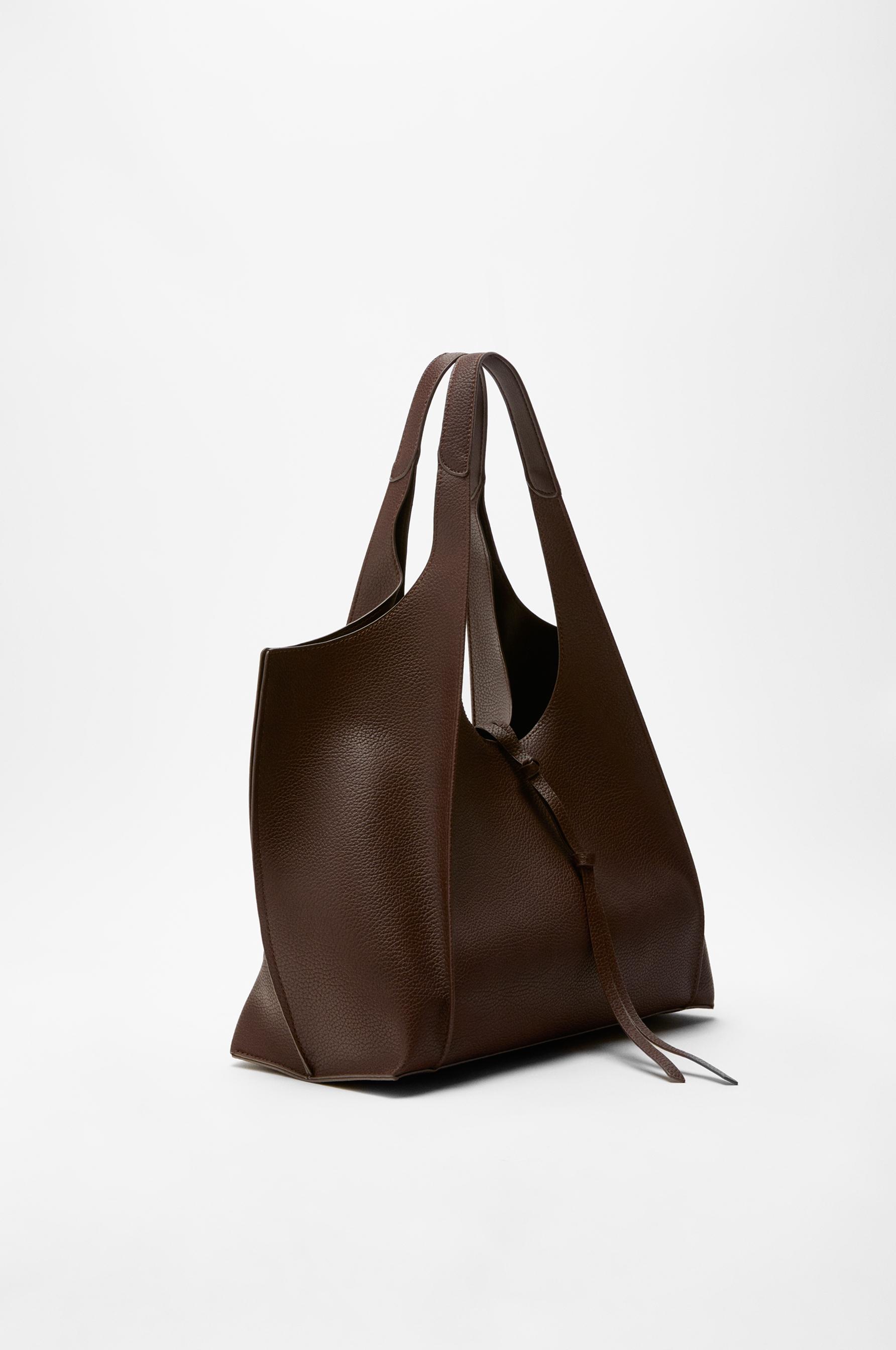 Shopper bag — BROWN