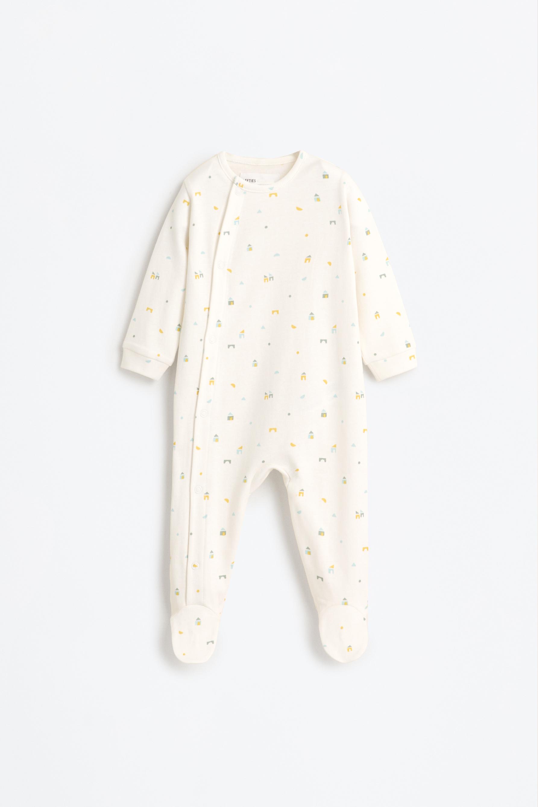 Pijama interlock estampado entero