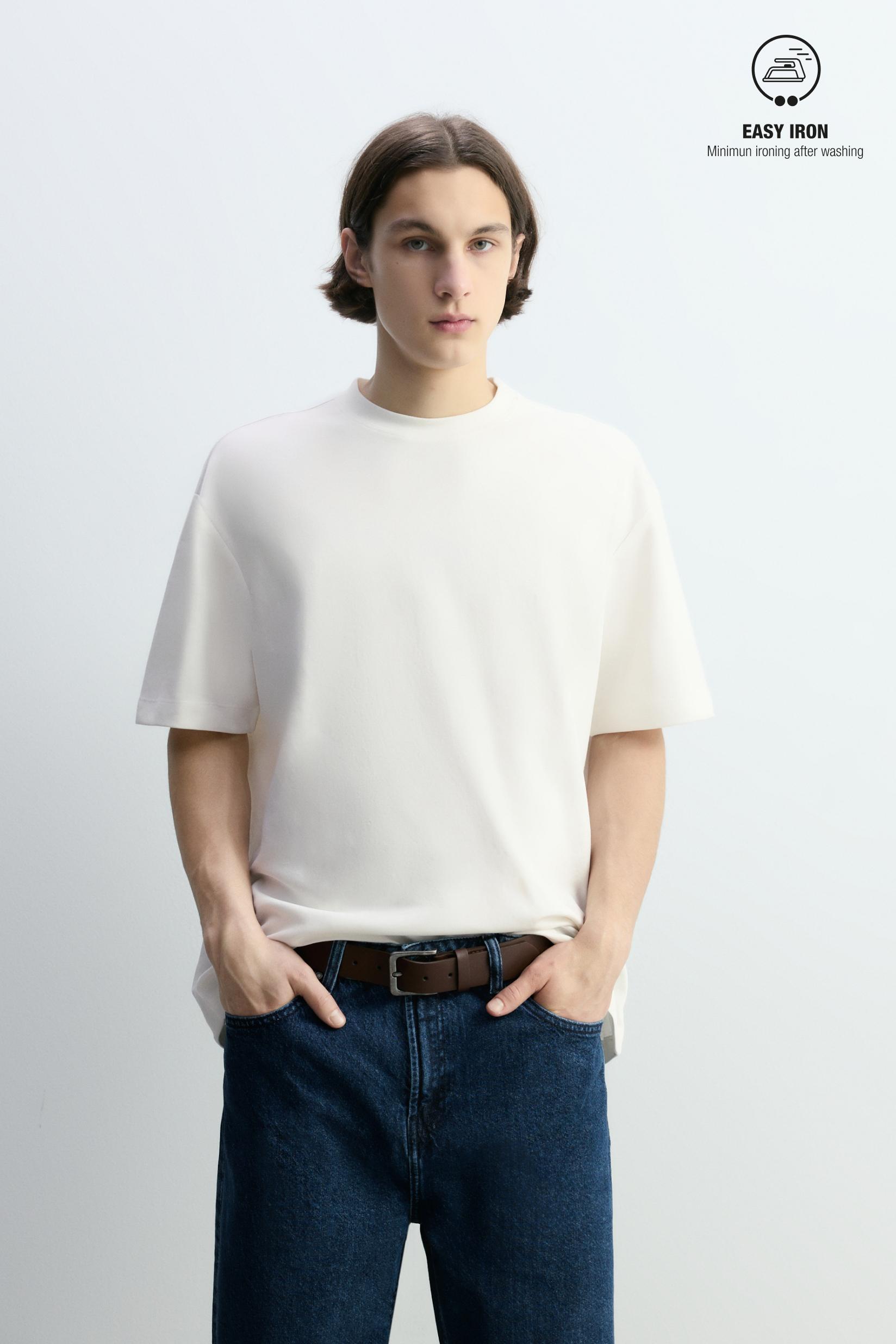Soft Interlock T-shirt — WHITE