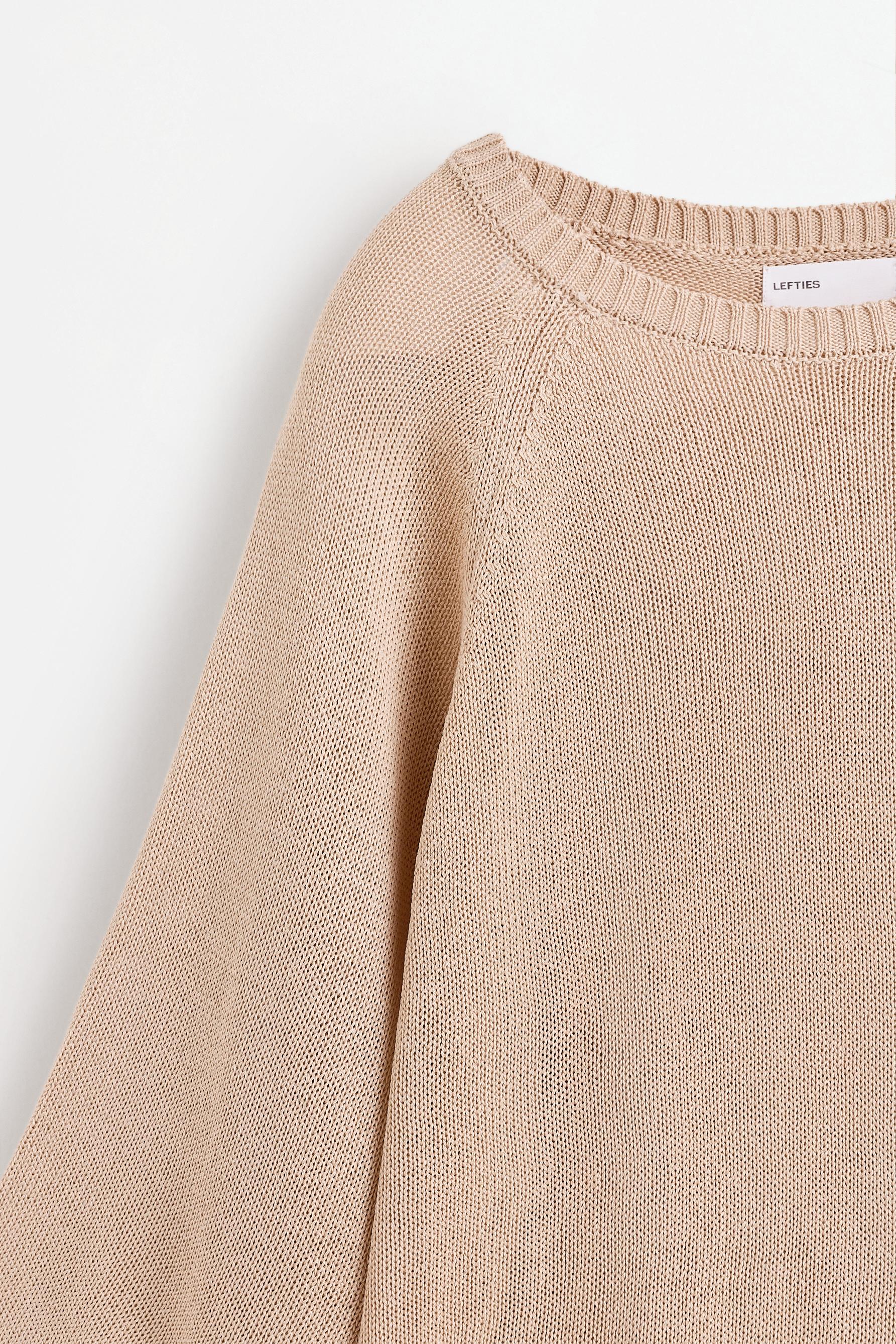 Raglan sleeve sweater — SAND