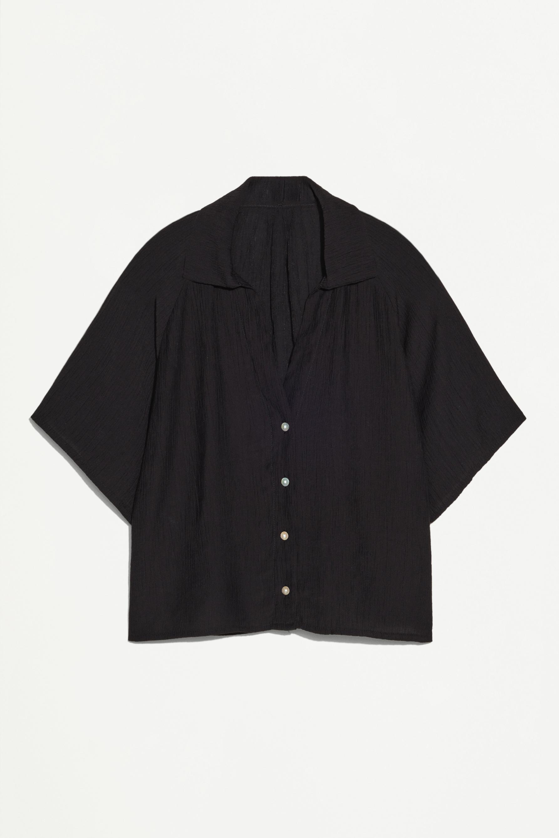 Texture shirt — BLACK
