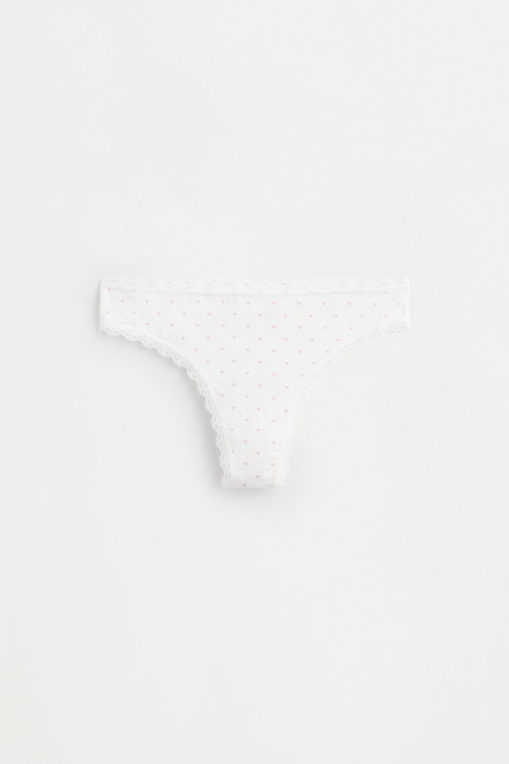 Printed Brazilian Briefs (3-Pack) — ECRU/YELLOW