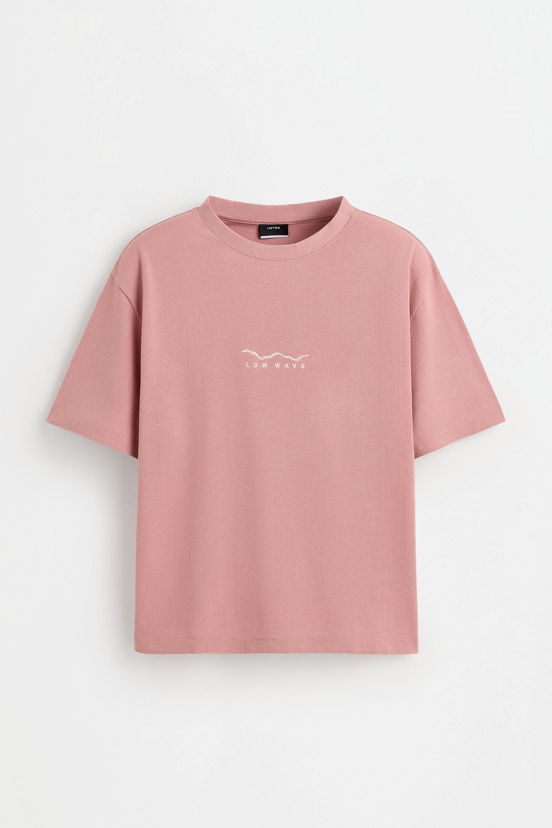 Embroidered T-shirt — PINK