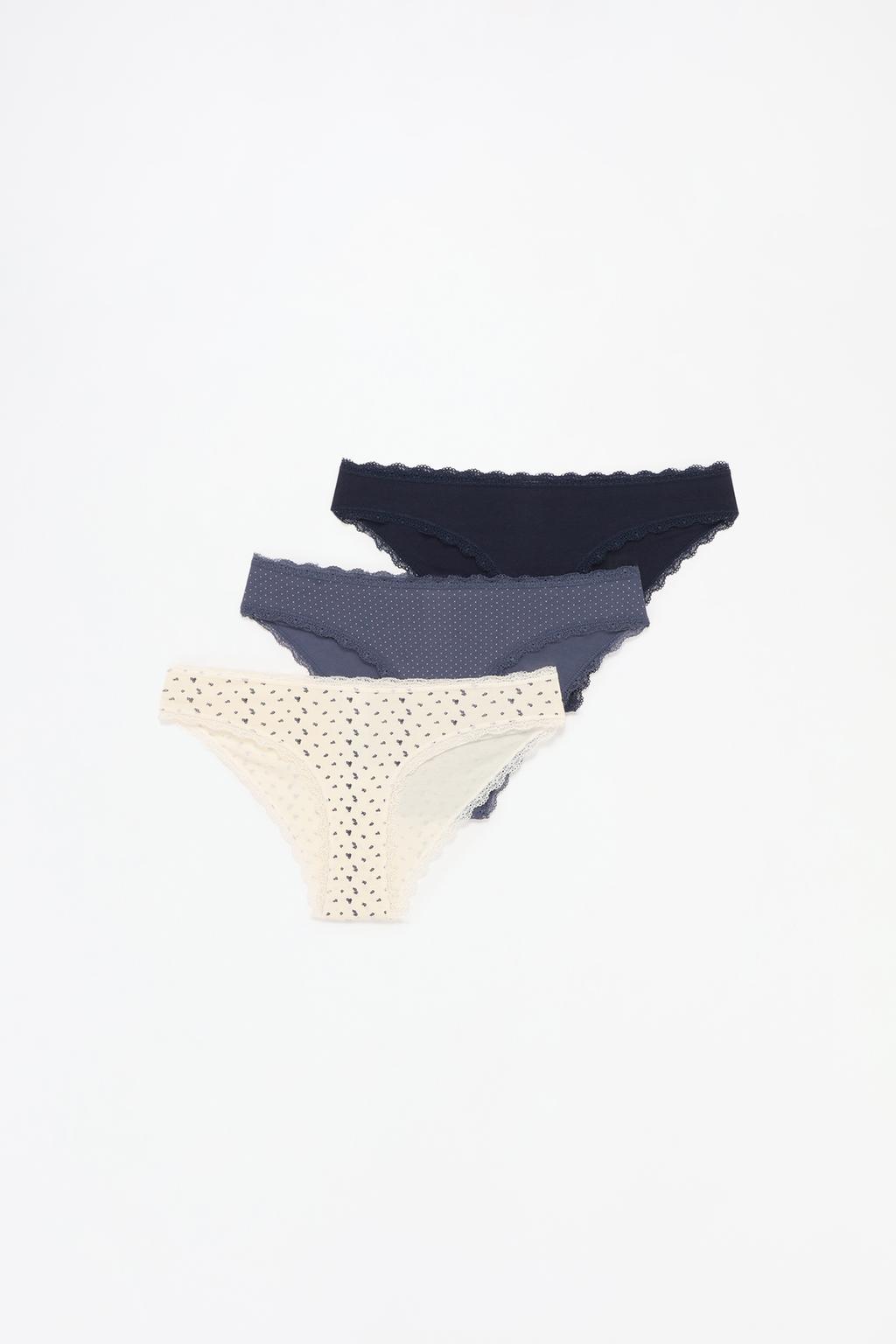 3-pack of contrast classic briefs