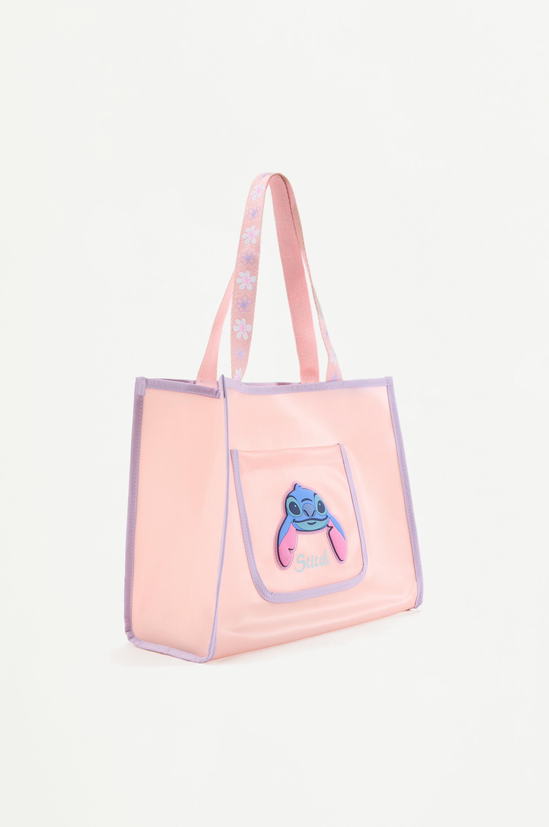 Stitch ©Disney vinyl shopper bag — ORANGE