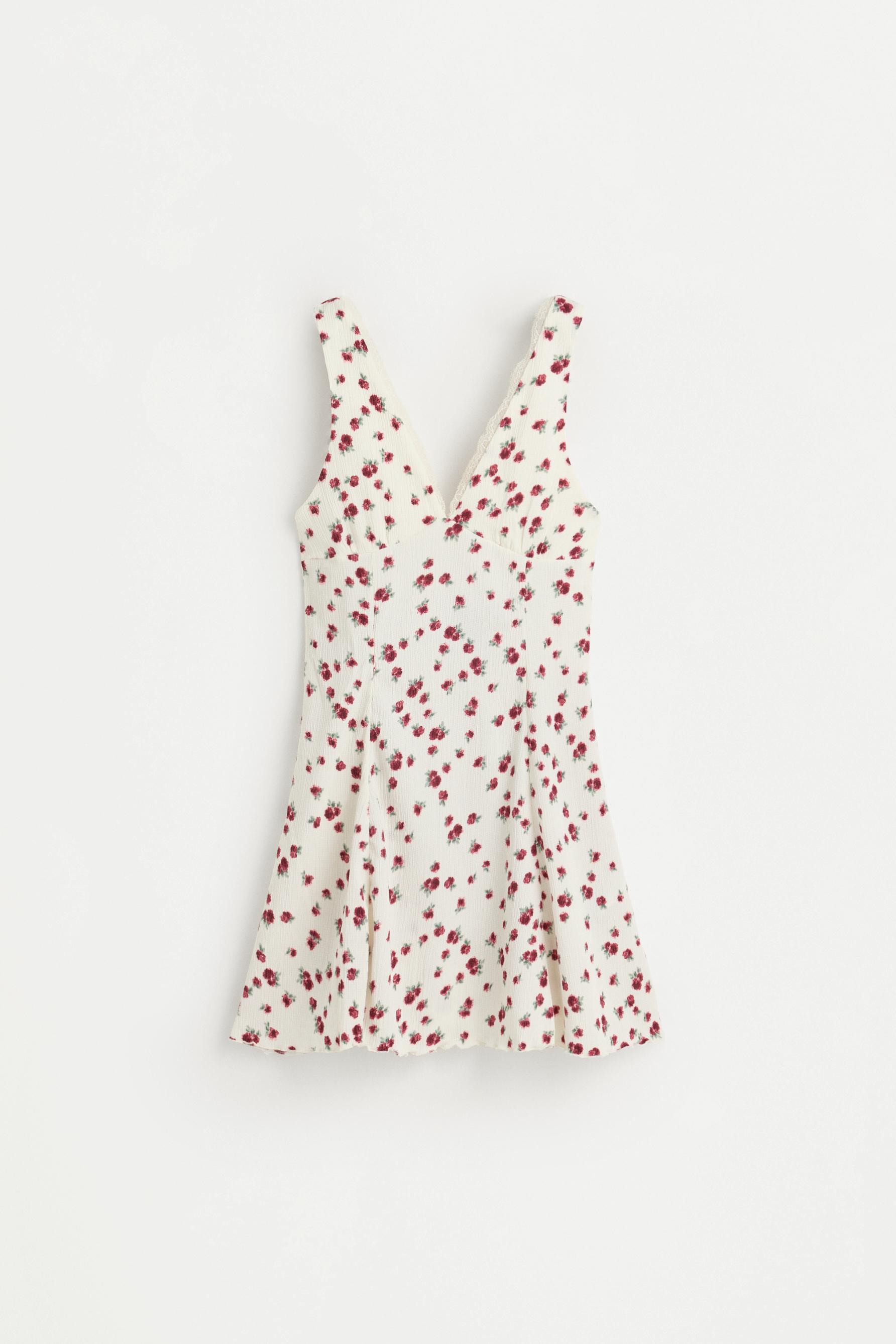 Textured short dress — VARIOUS