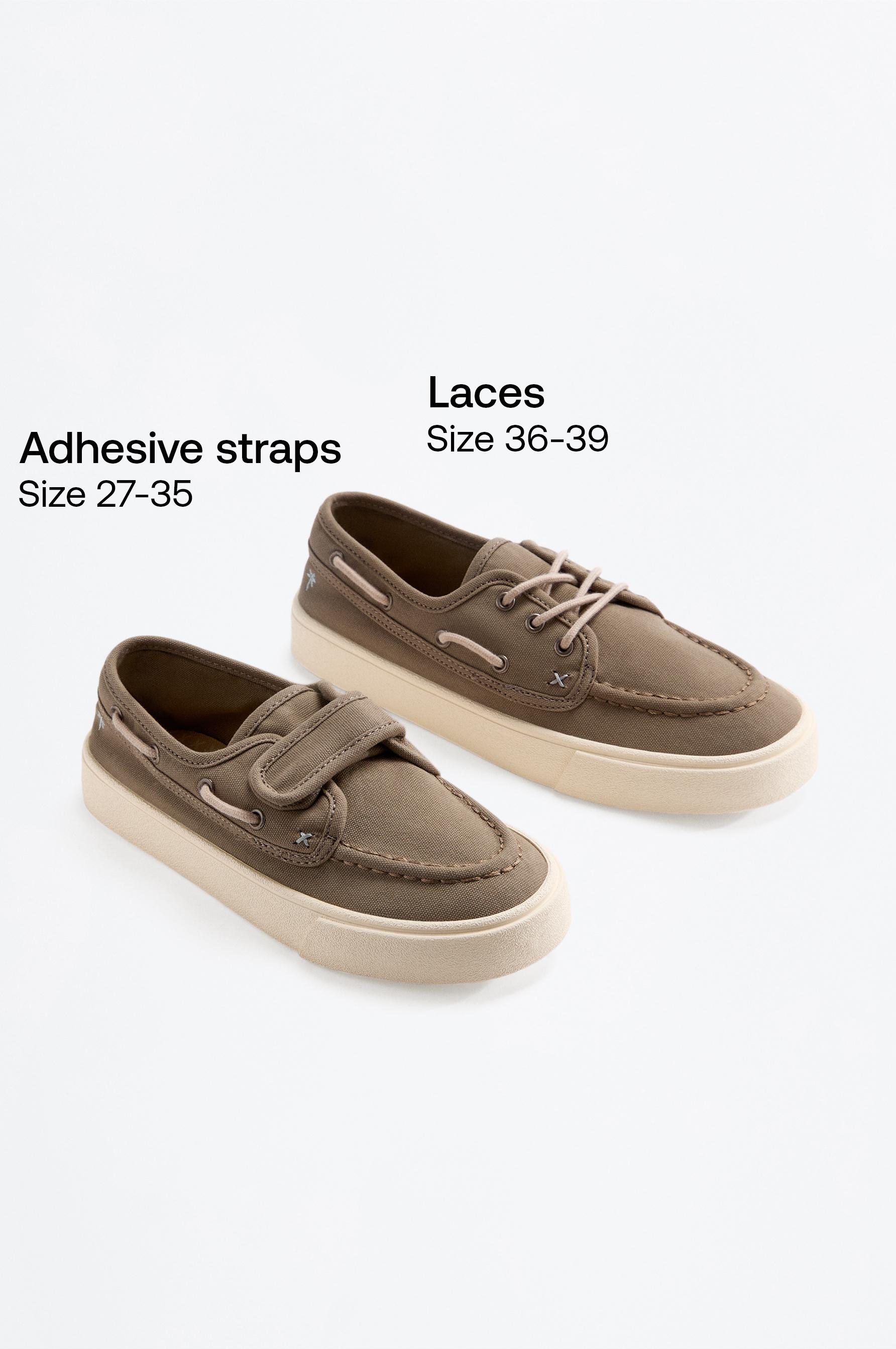 CASUAL BOAT SHOE — KHAKI