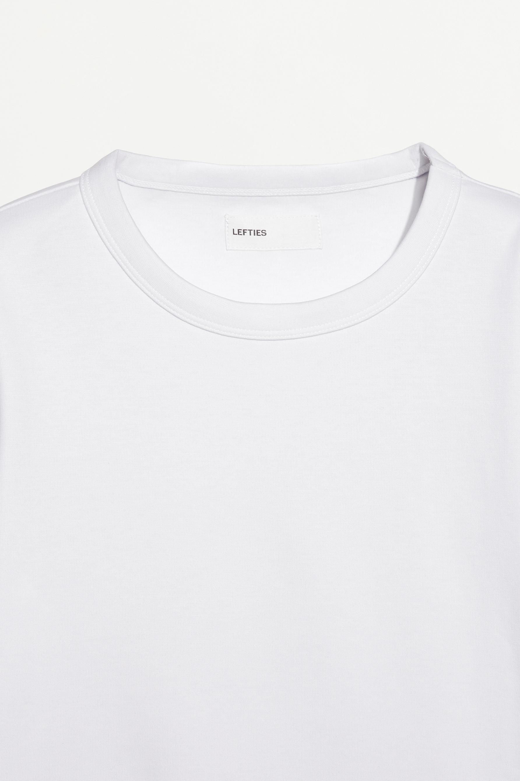 Basic short sleeve T-shirt — WHITE