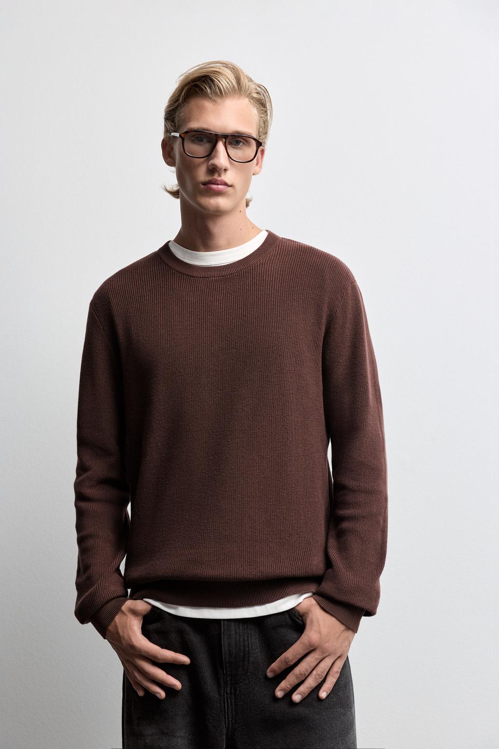 Textured sweater