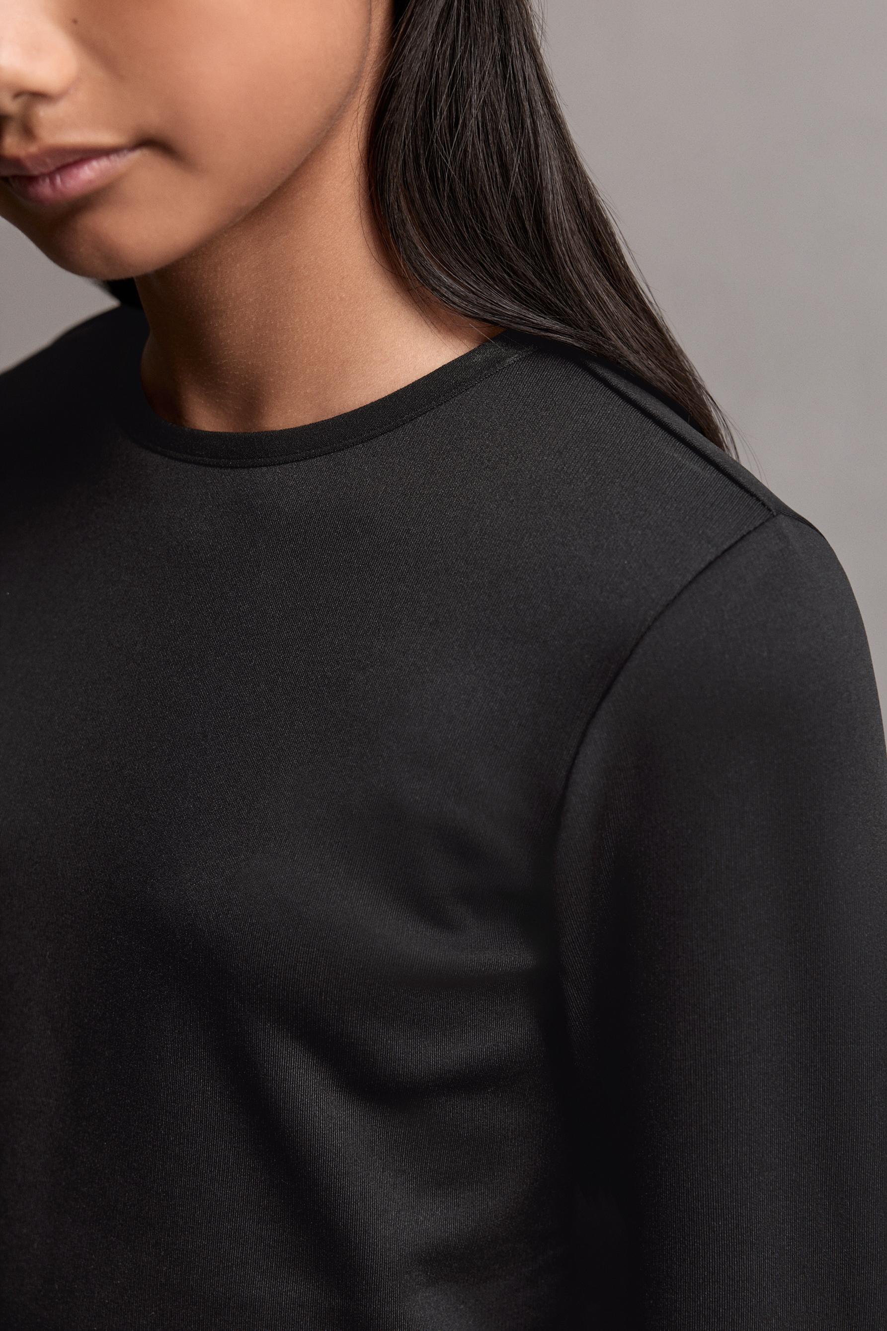 HEAVY WEIGHT Thermal Comfort T-shirt — BLACK