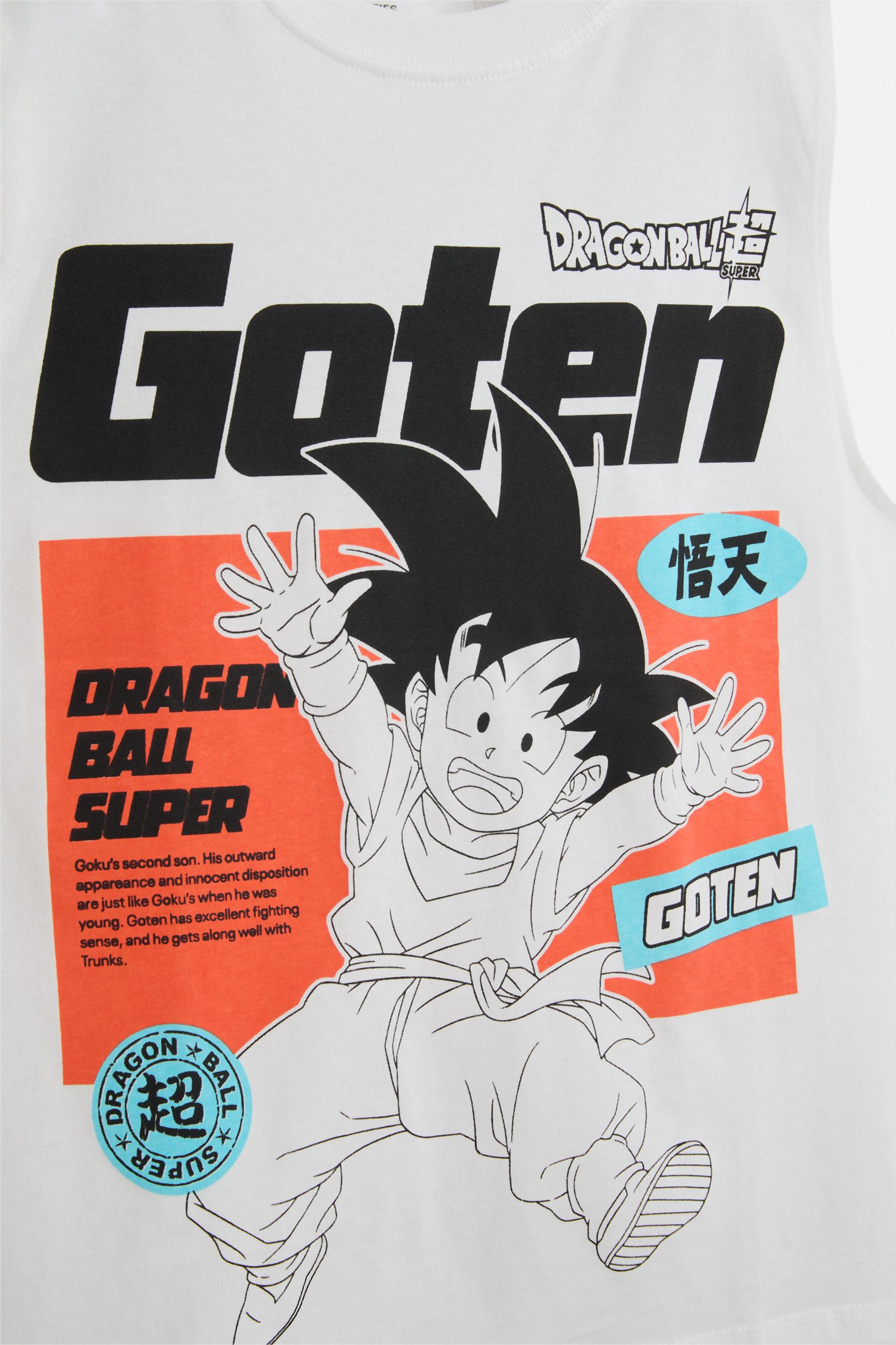 Goten Dragon Ball ©Bird Studio sleeveless T-shirt — WHITE