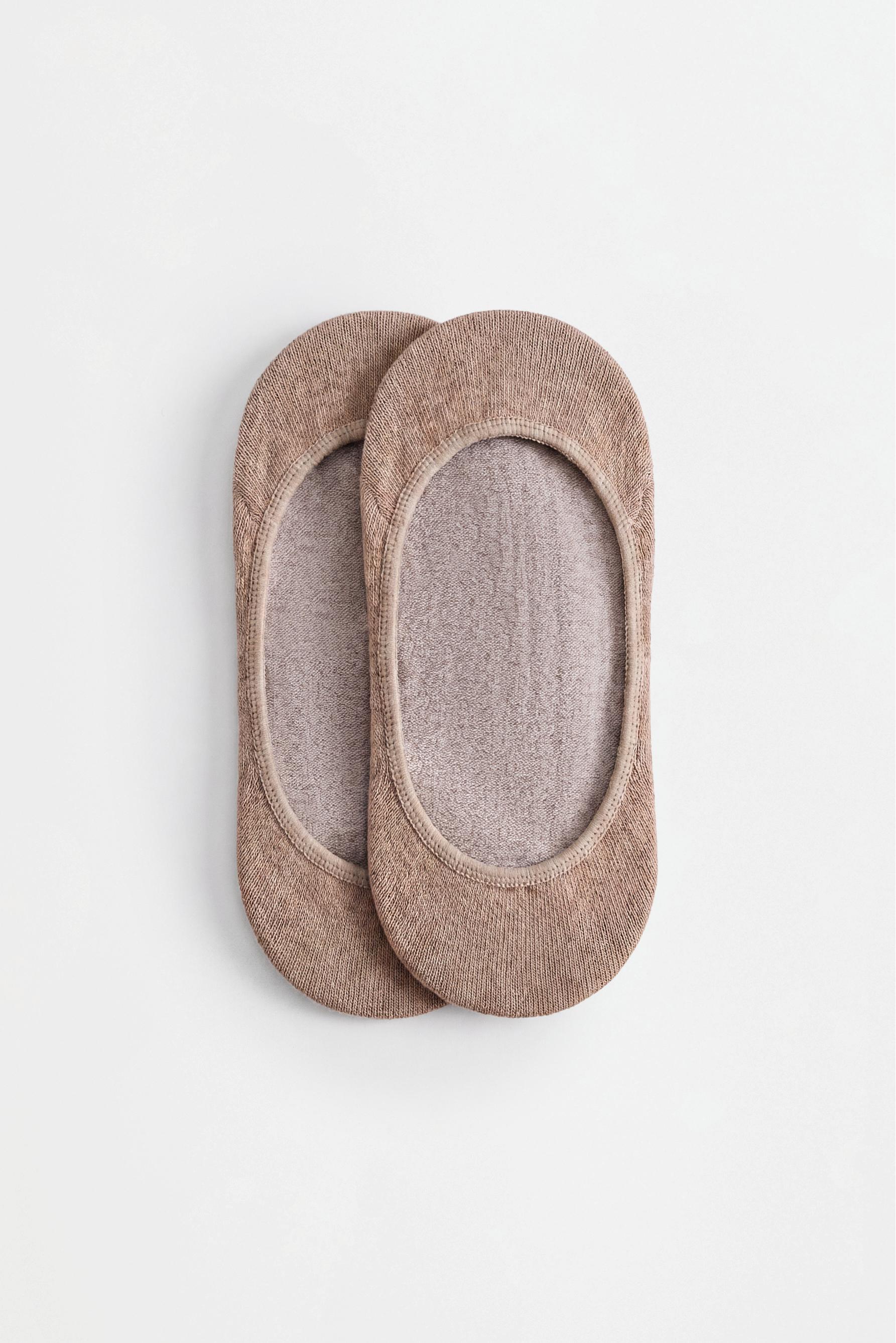 No-Show Socks (5-Pack) — SAND