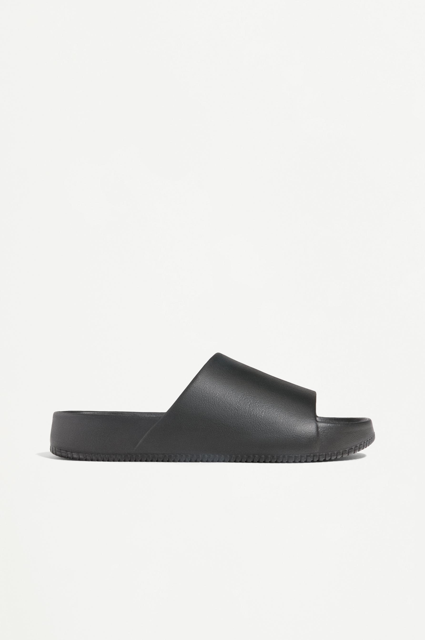 Men's comfort bath sandals — BLACK