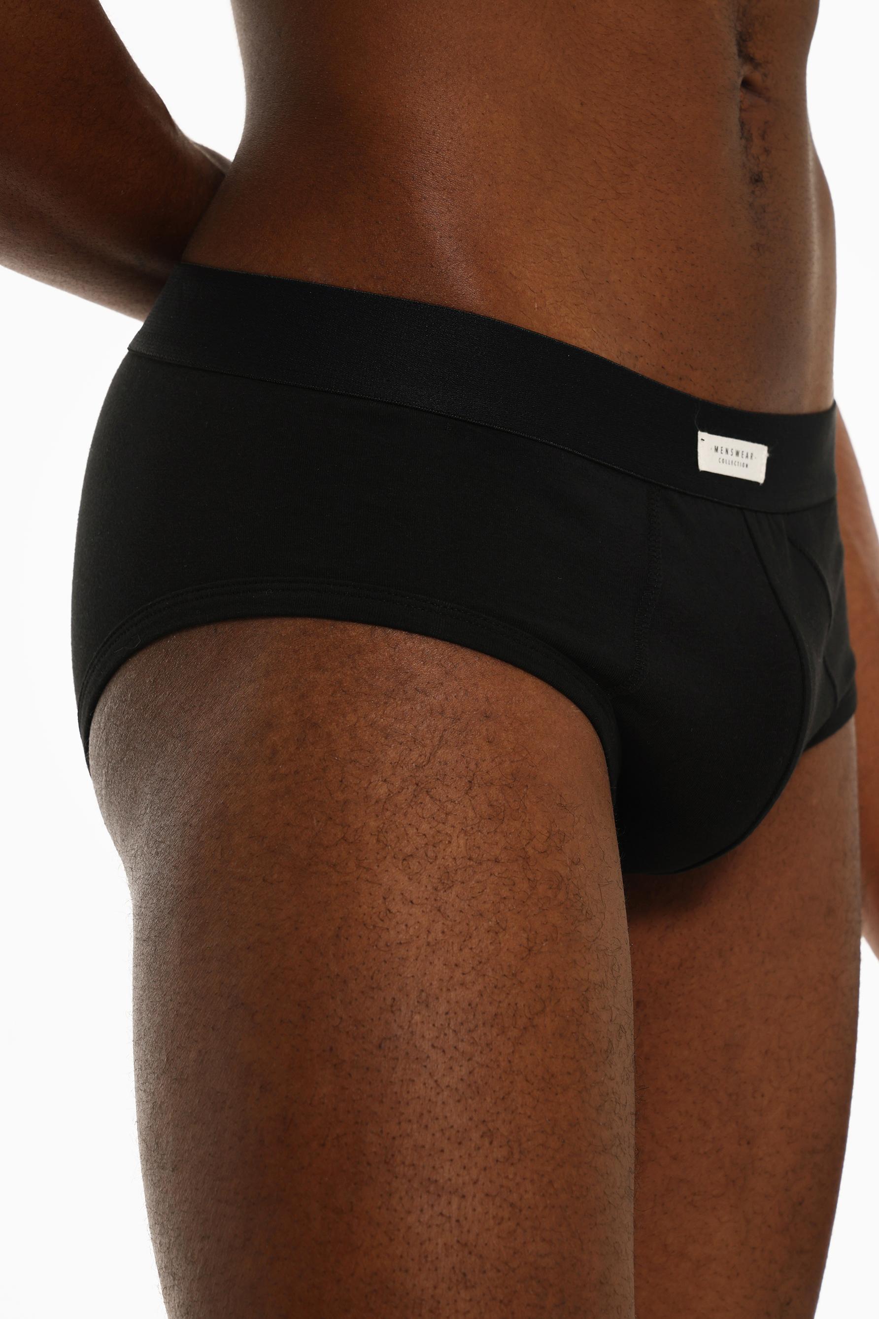 Briefs (3-Pack) — BLACK