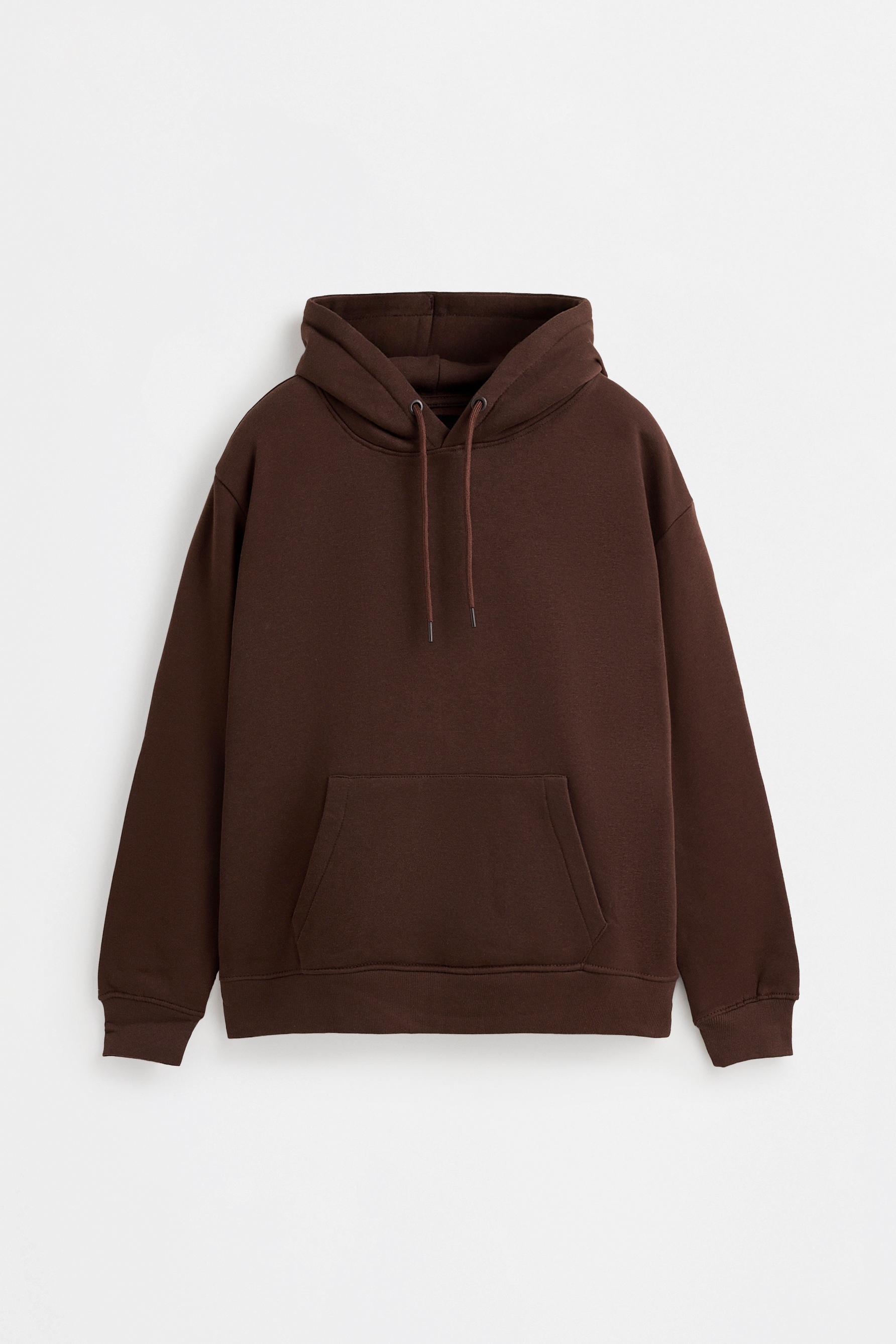 Basic hoodie — CHOCOLATE