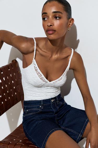 Lace bodysuit — OFF WHITE 5