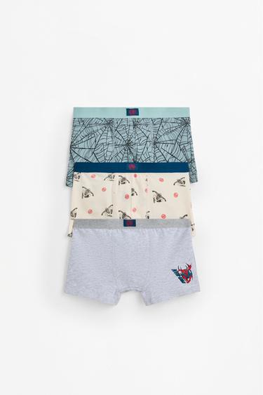 Spiderman ©Marvel boxer briefs (3-pack) — WHITE/RED 1