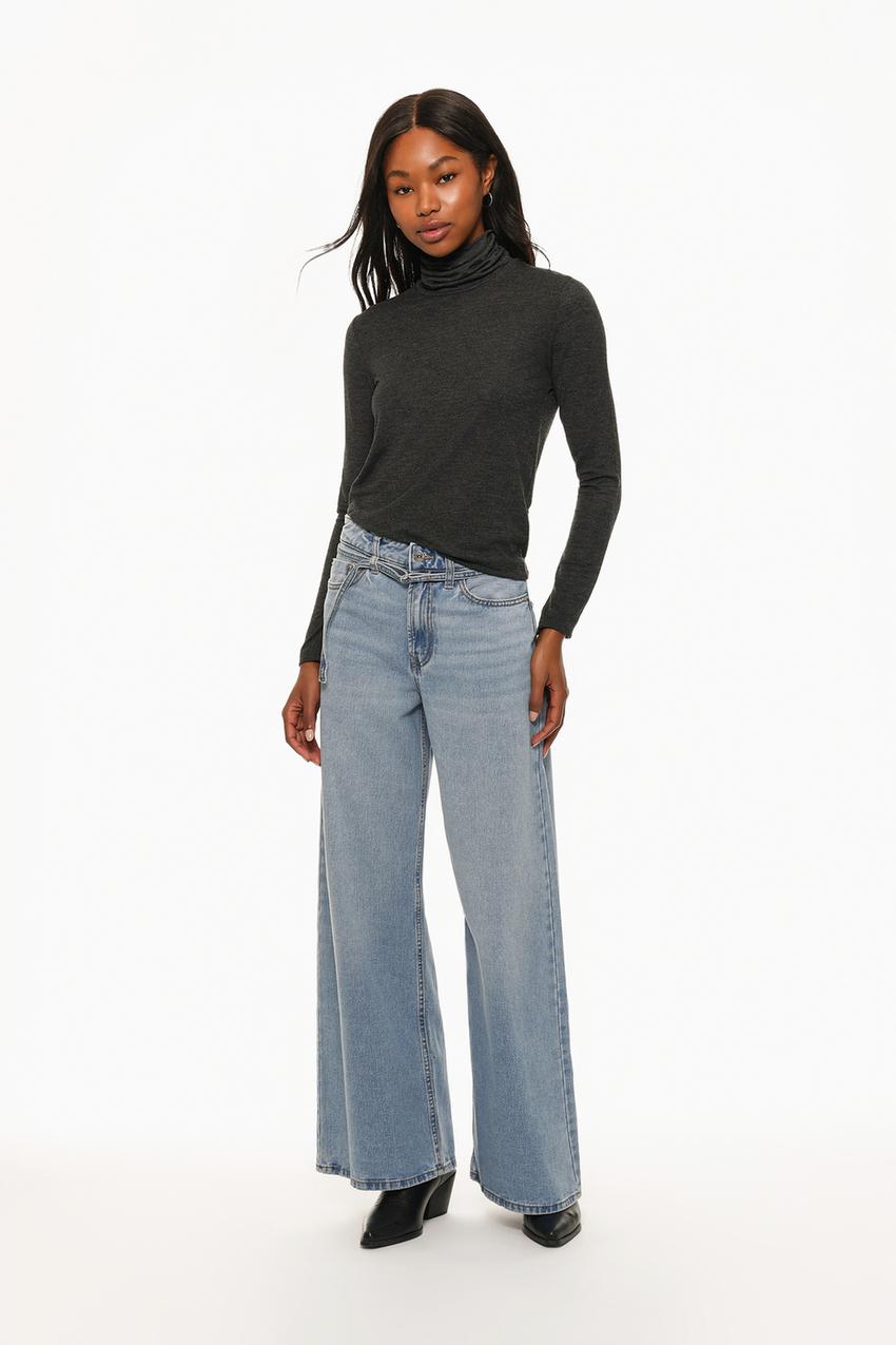 Mom Jeans Pantalones De Mezclilla Con Pinzas Corte Mom Hombre