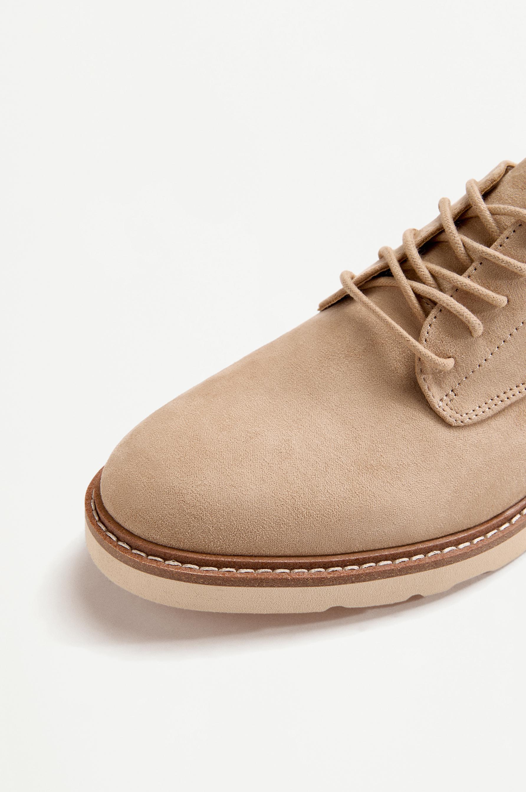 Blucher dress shoe — BEIGE
