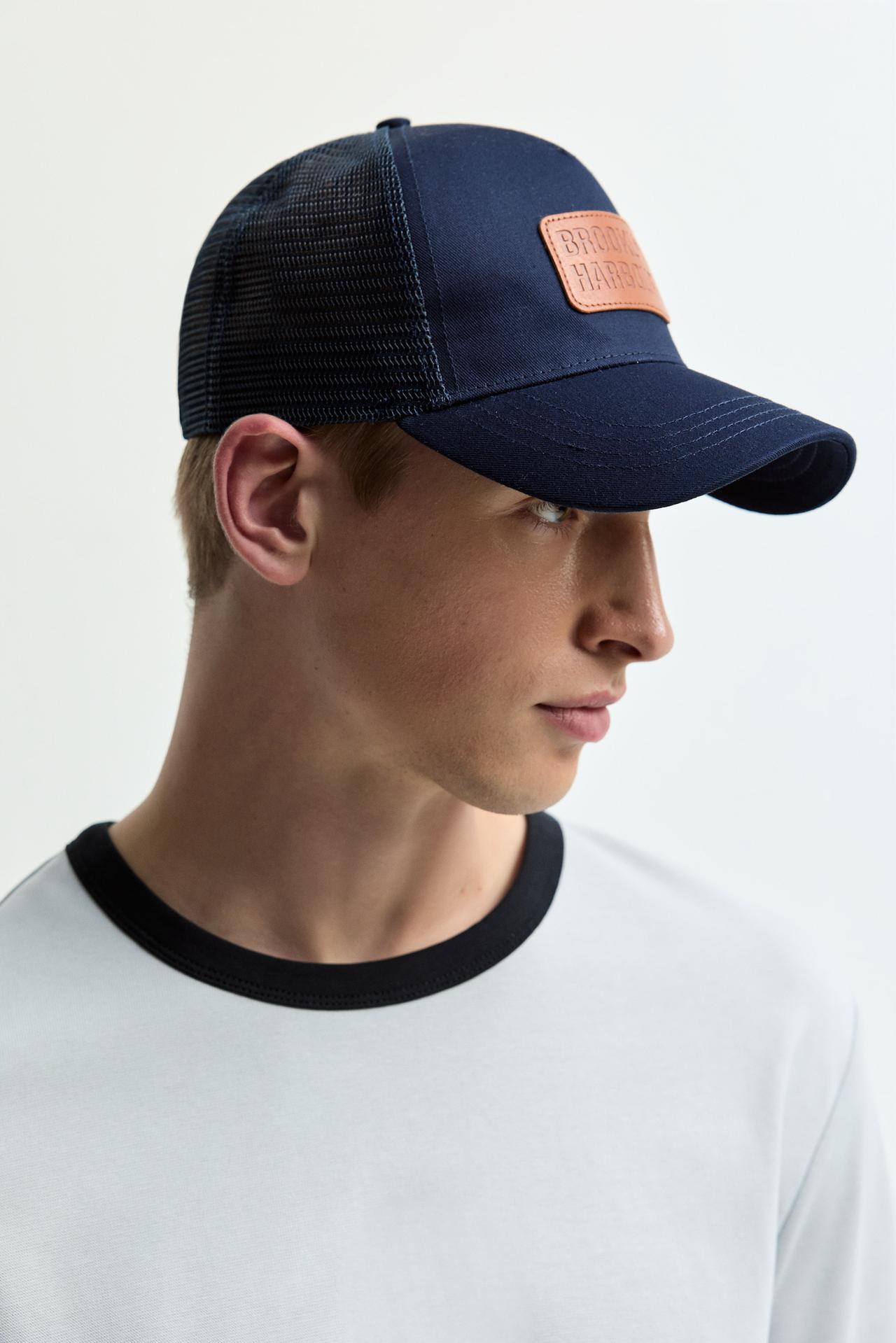 Mesh patch cap — INDIGO BLUE