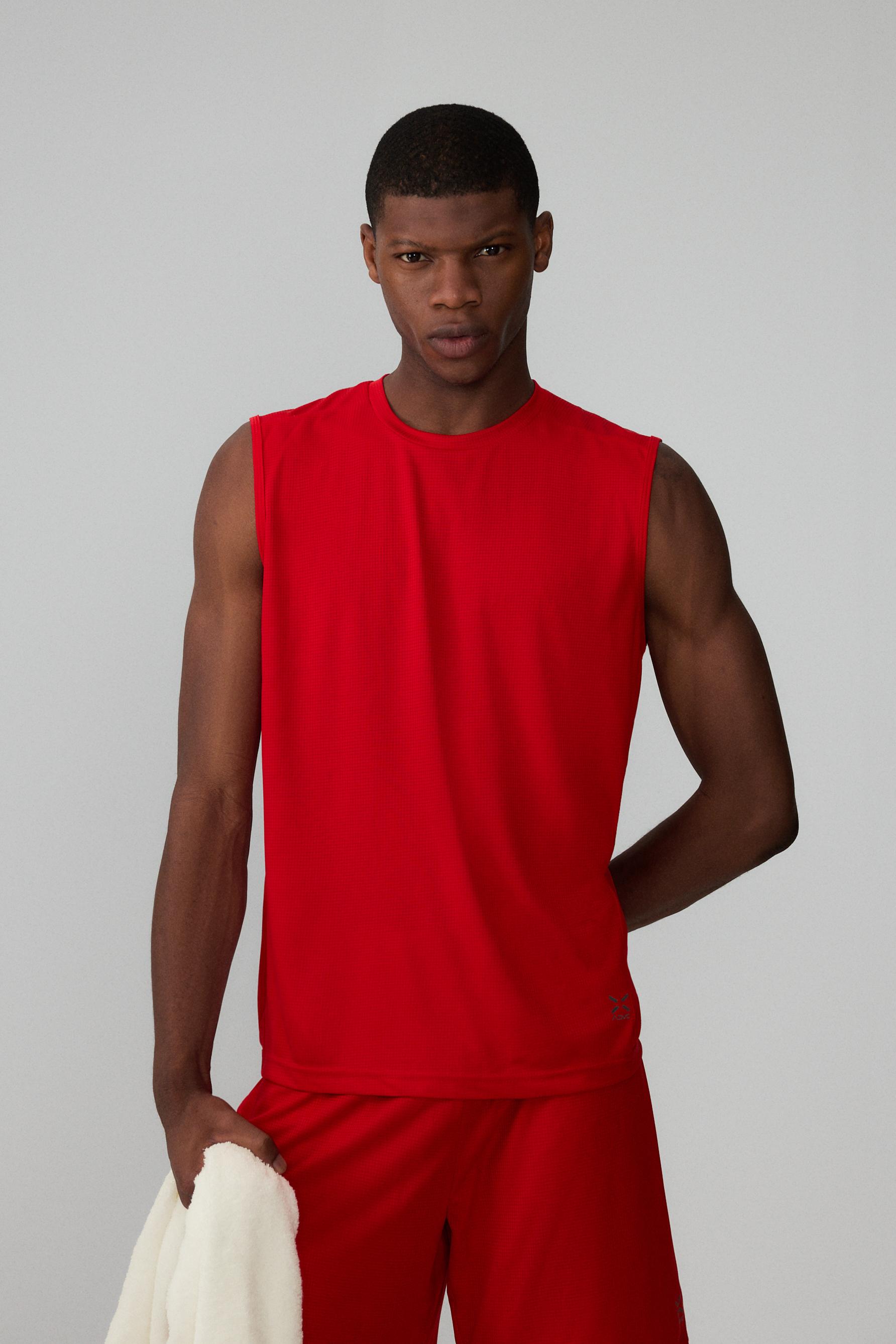 Camiseta deportiva sin mangas