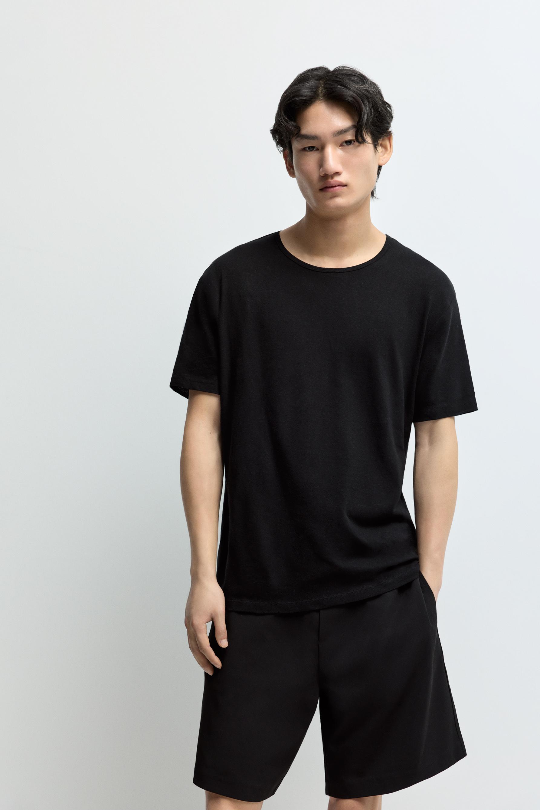 Camiseta algodón - lino