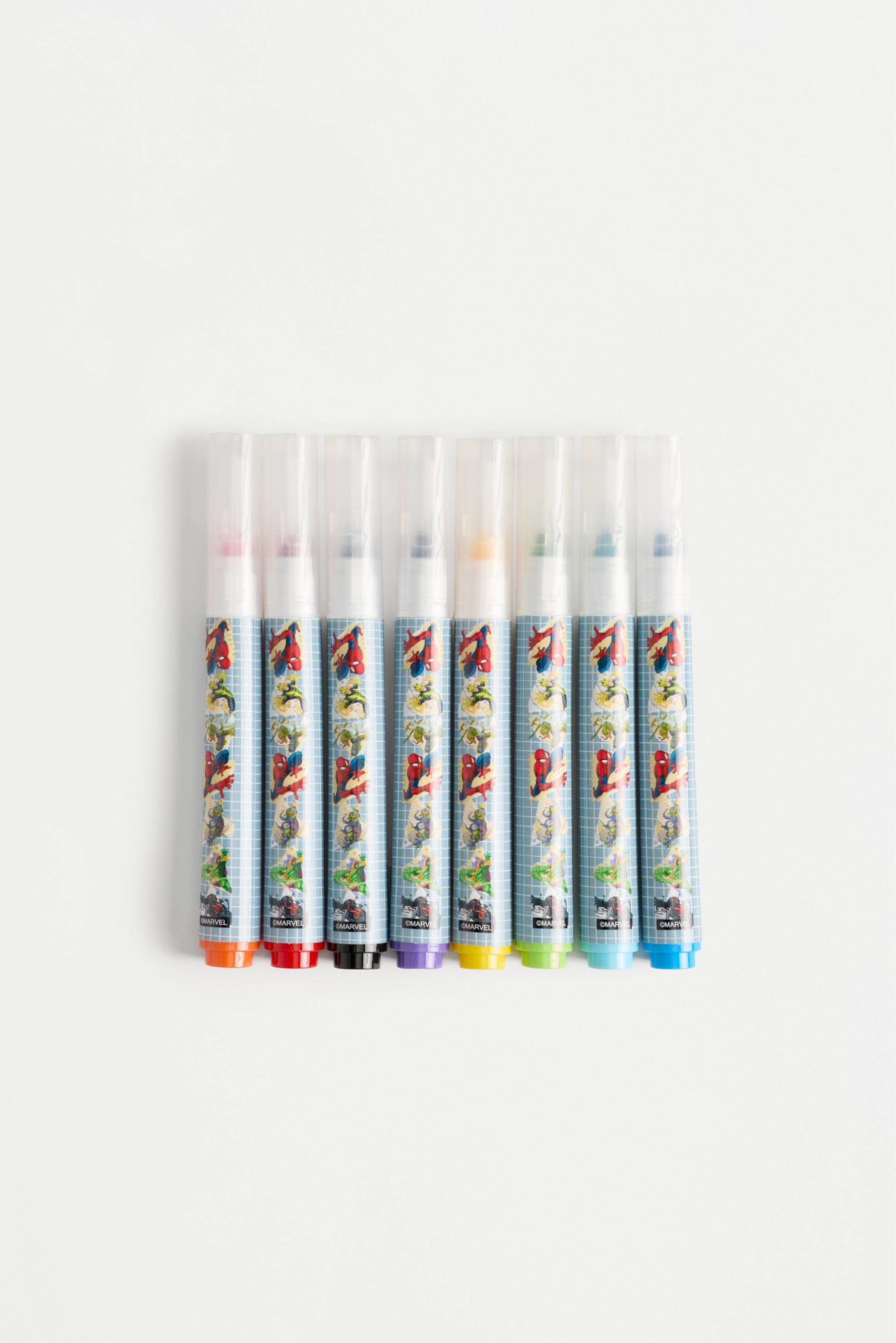 Spiderman ©Marvel Markers (Pack of 8) — RED