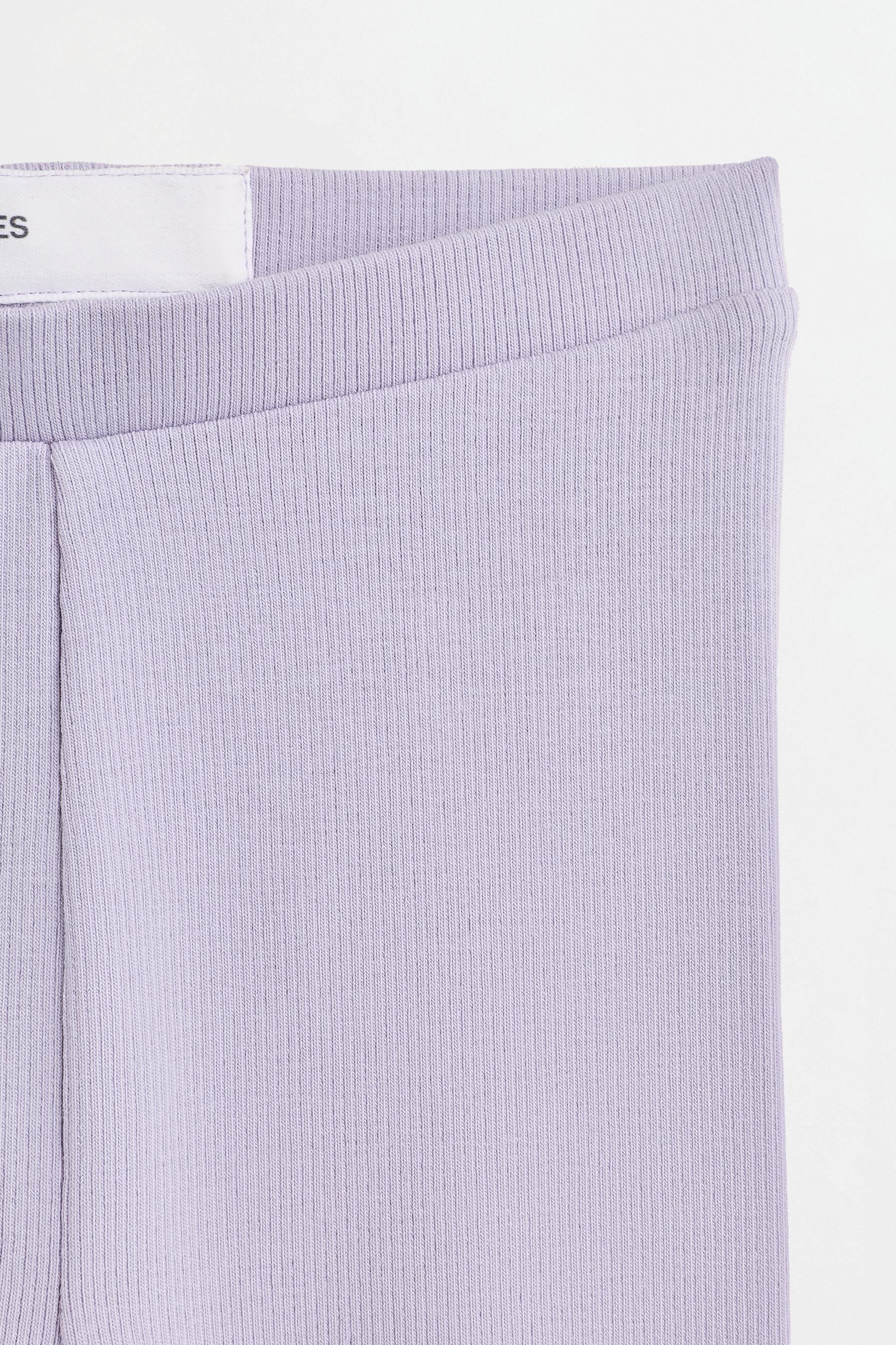 4-Pack of ribbed leggings — MAUVE