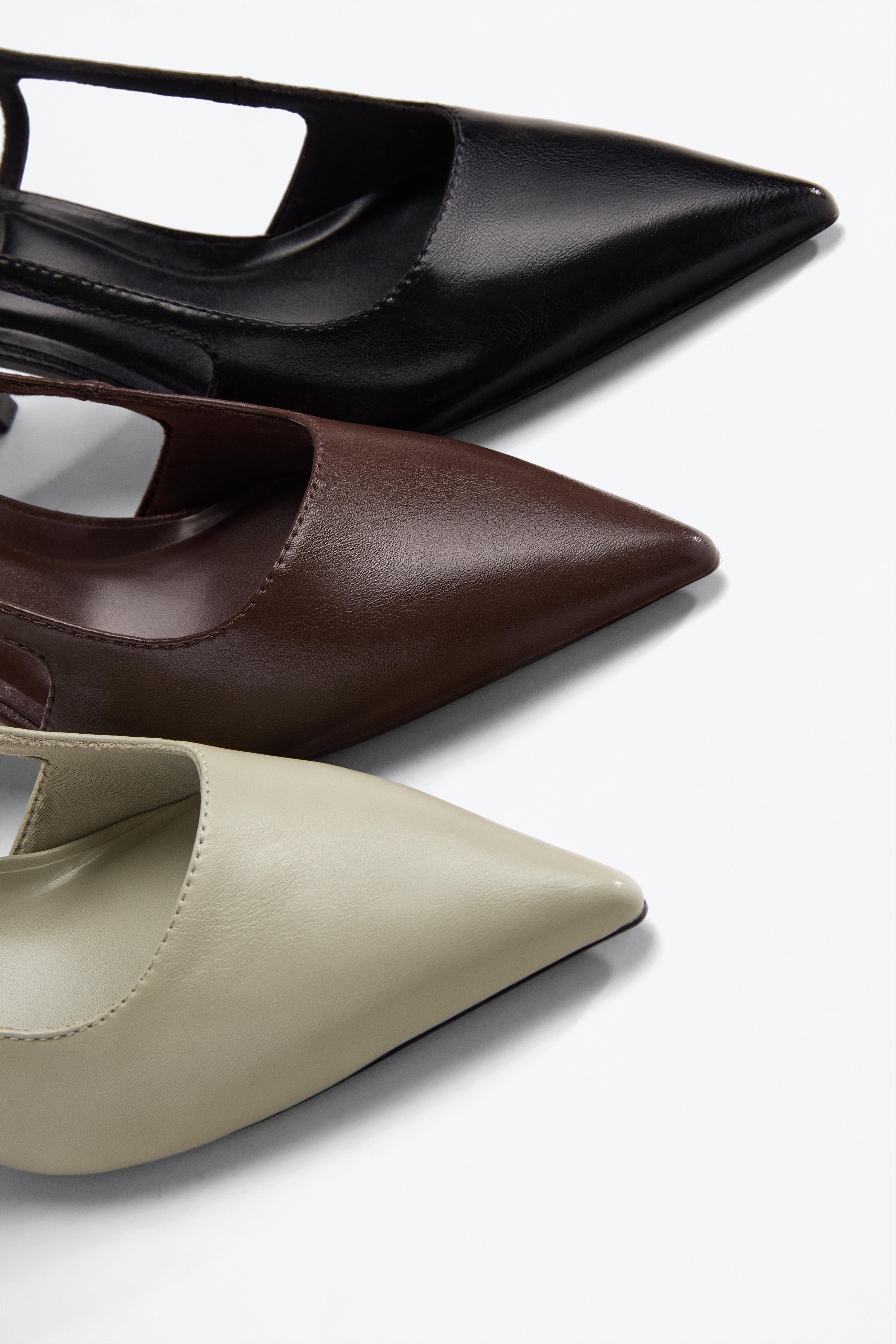 Slingback Heel Shoe — GREEN