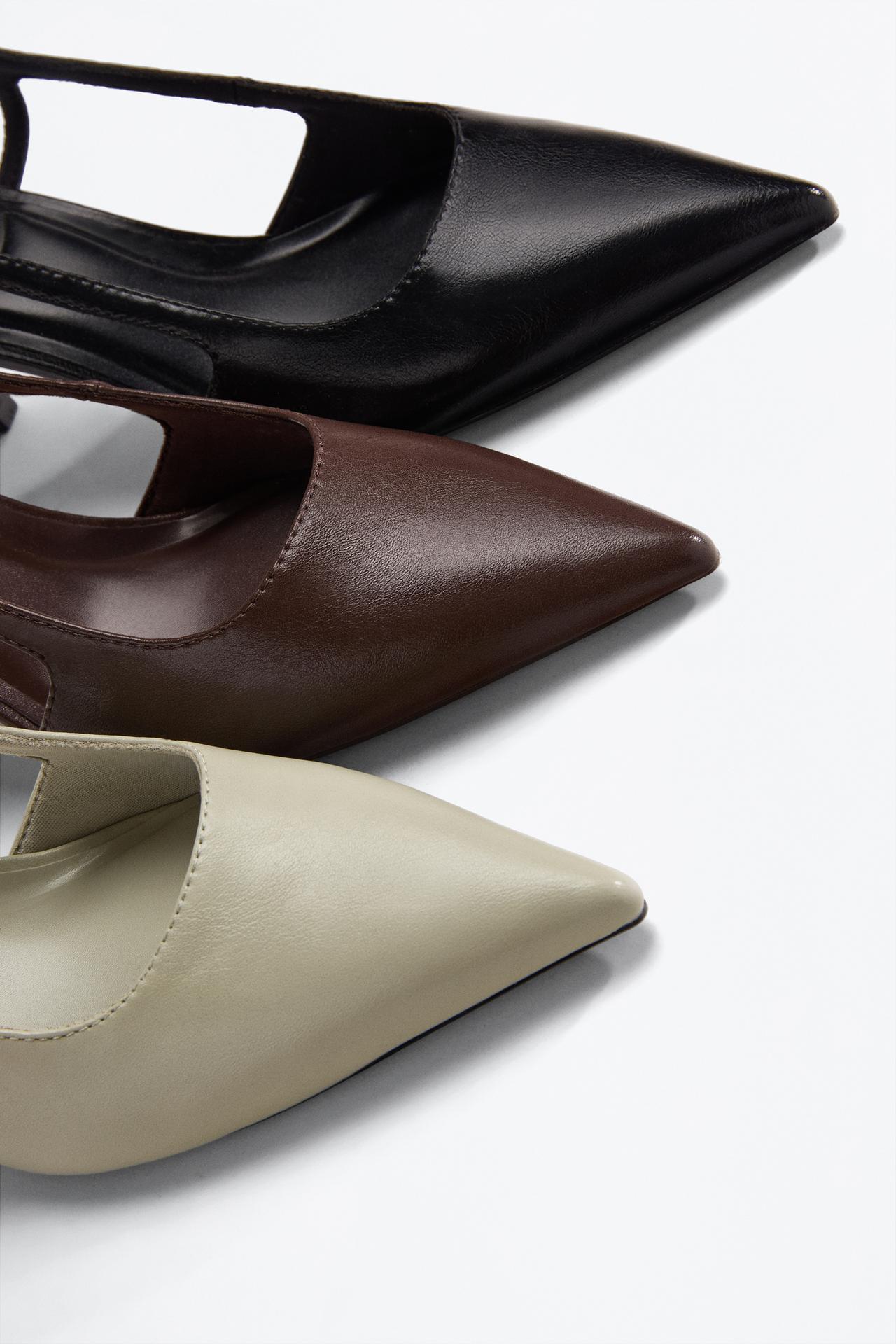 Slingback Heel Shoe — GREEN