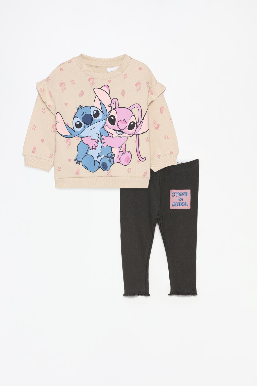 Stitch and Angel ©Disney sweatshirt and leggings co-ord