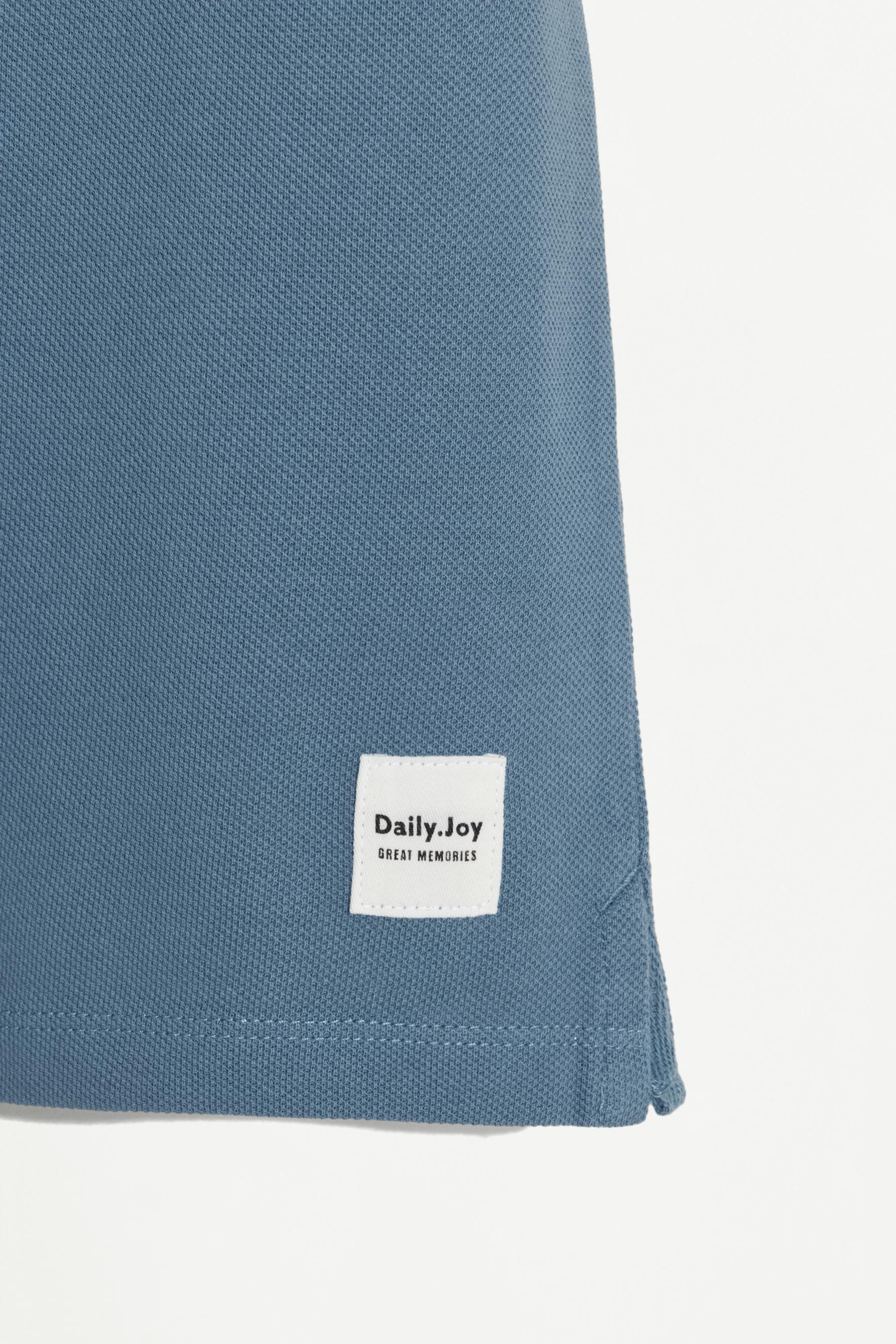 Basic polo shirt — FADED BLUE