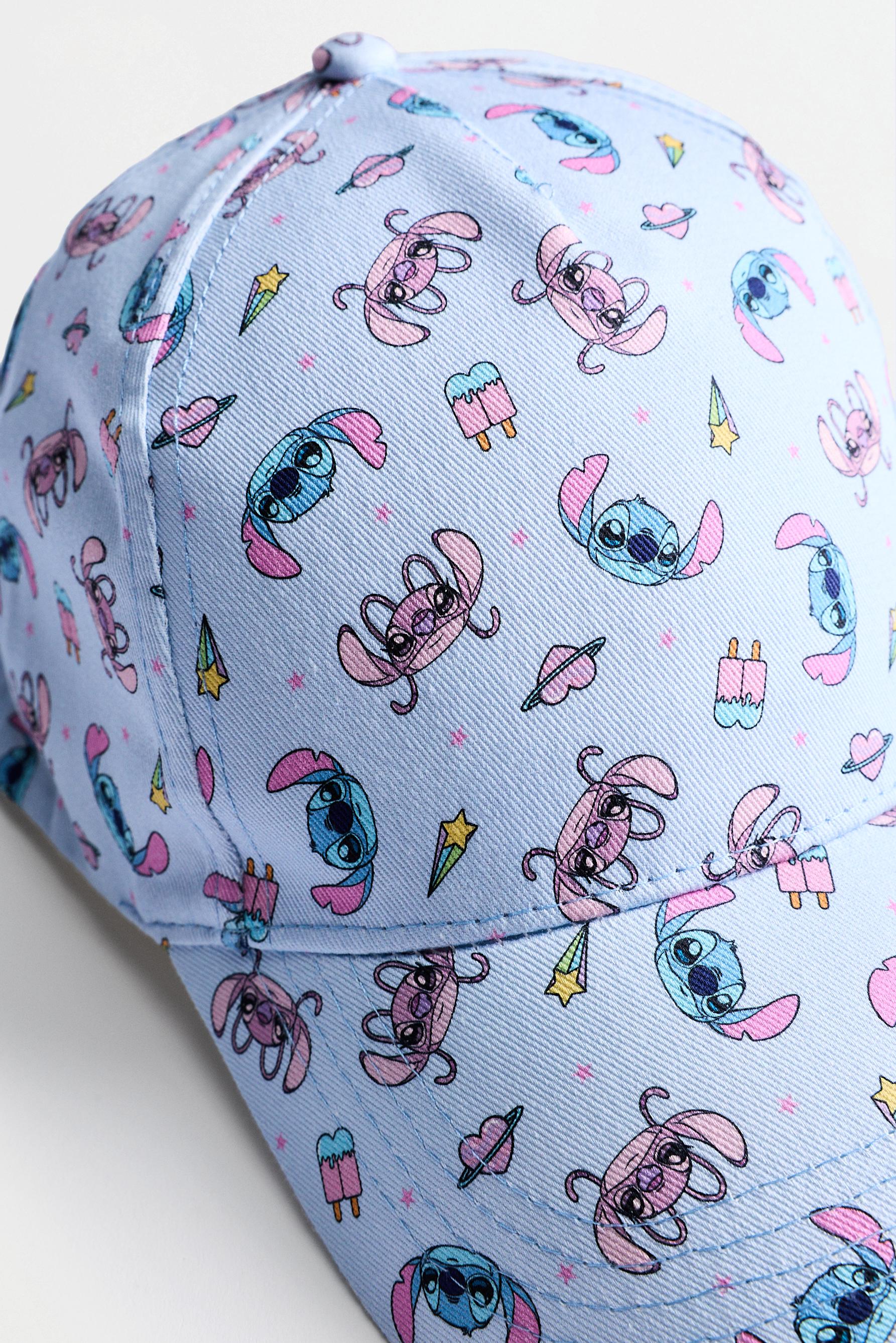 Stitch and Angel ©Disney cap — PALE SKY BLUE