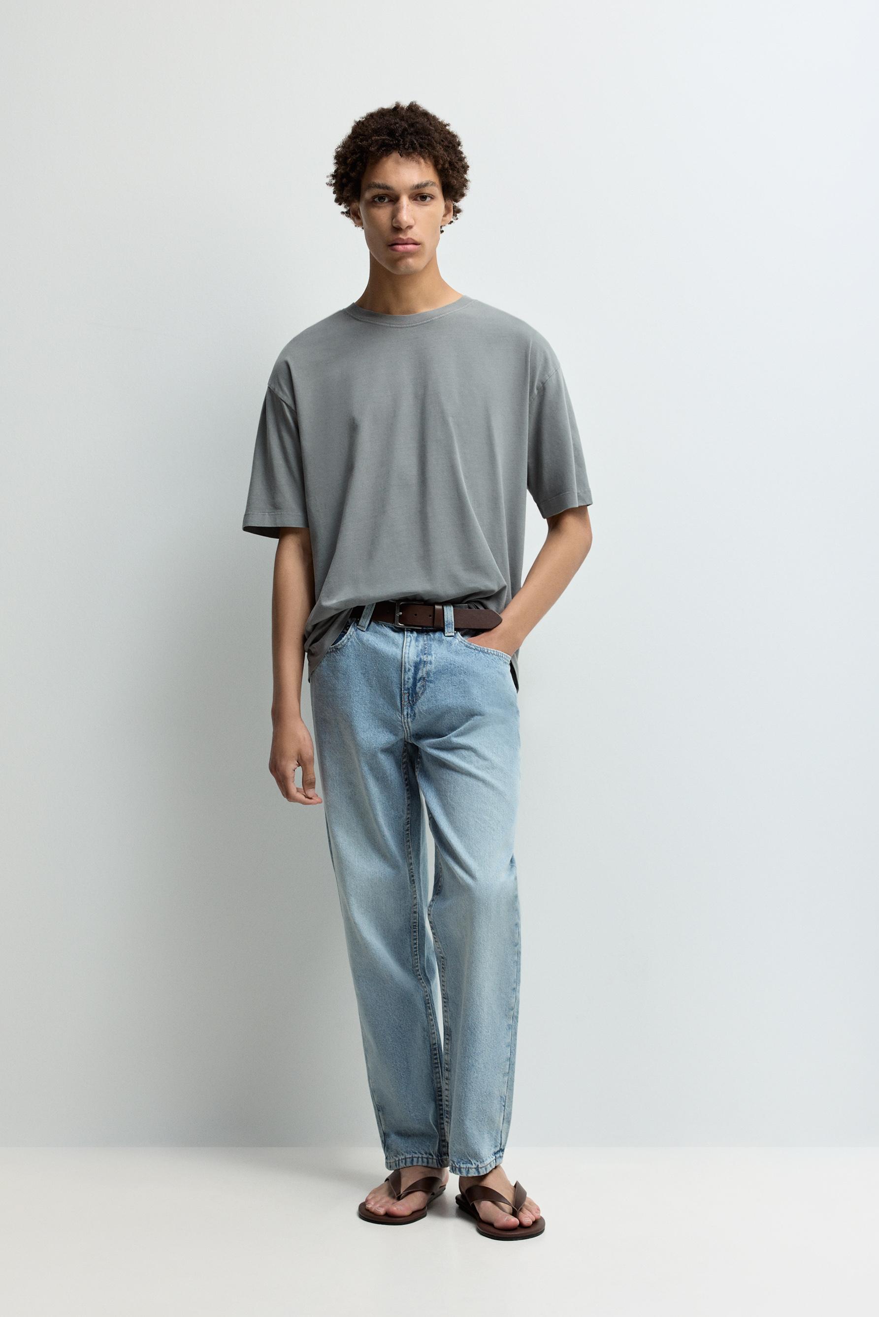 Faded-effect T-shirt — VANILLA